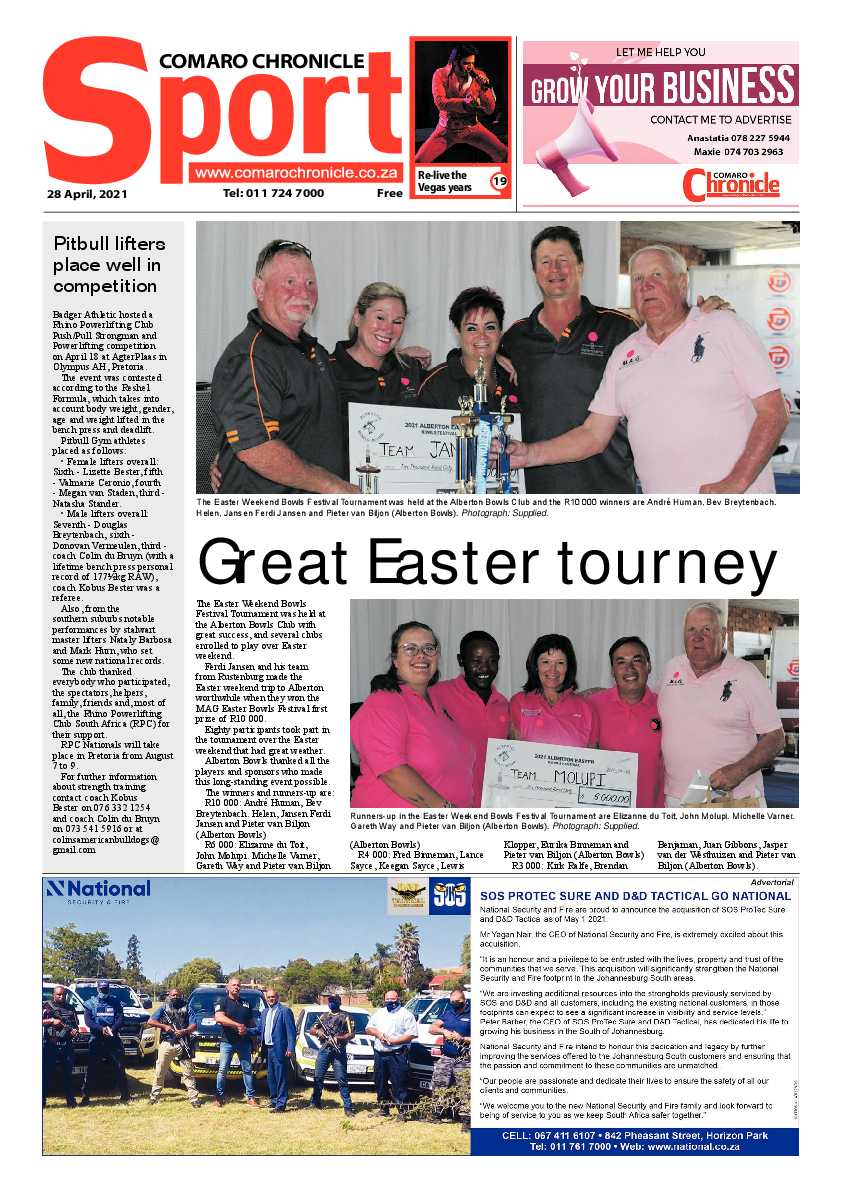 Comaro Chronicle 30 April 2021 page 20