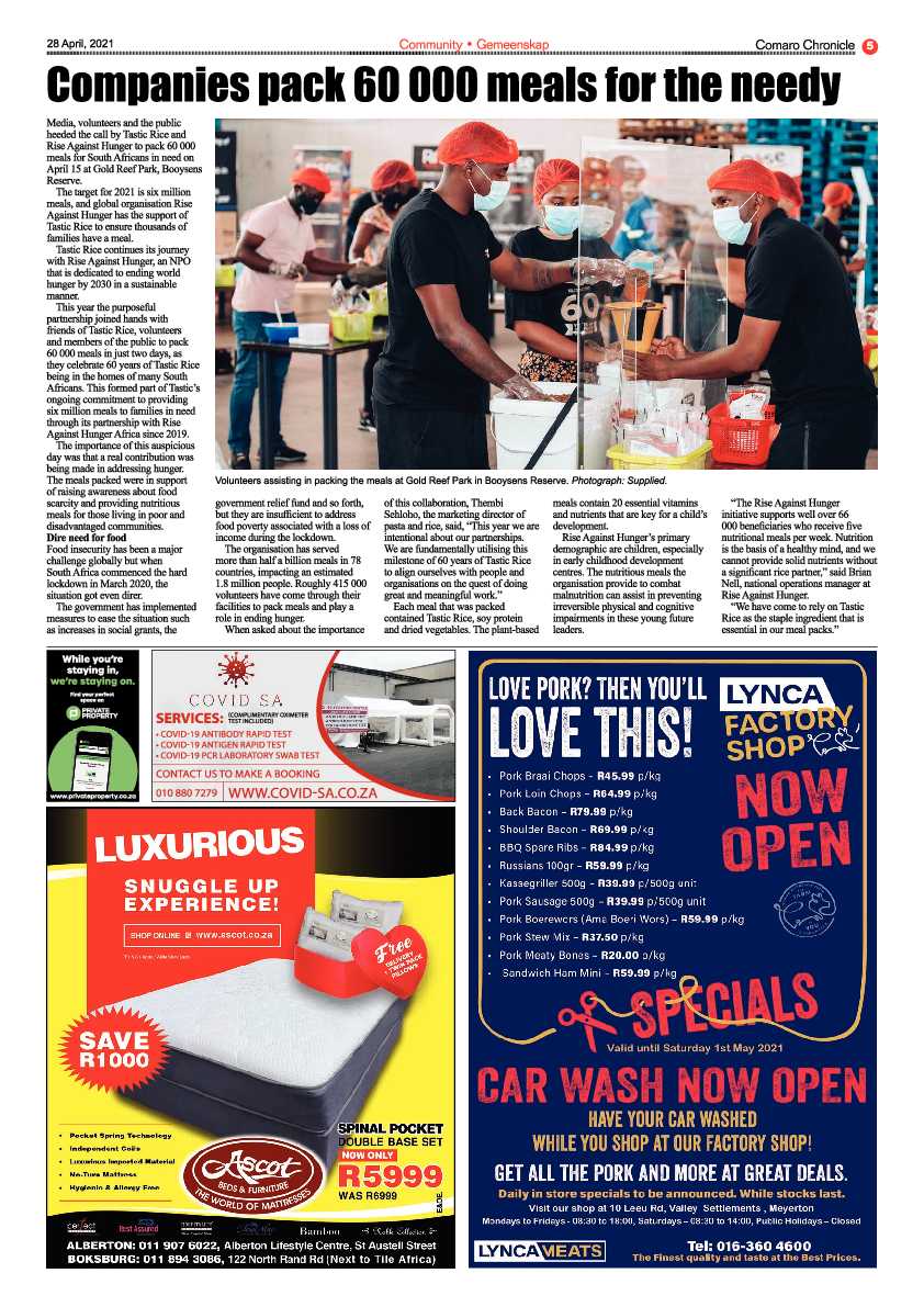 Comaro Chronicle 30 April 2021 page 5