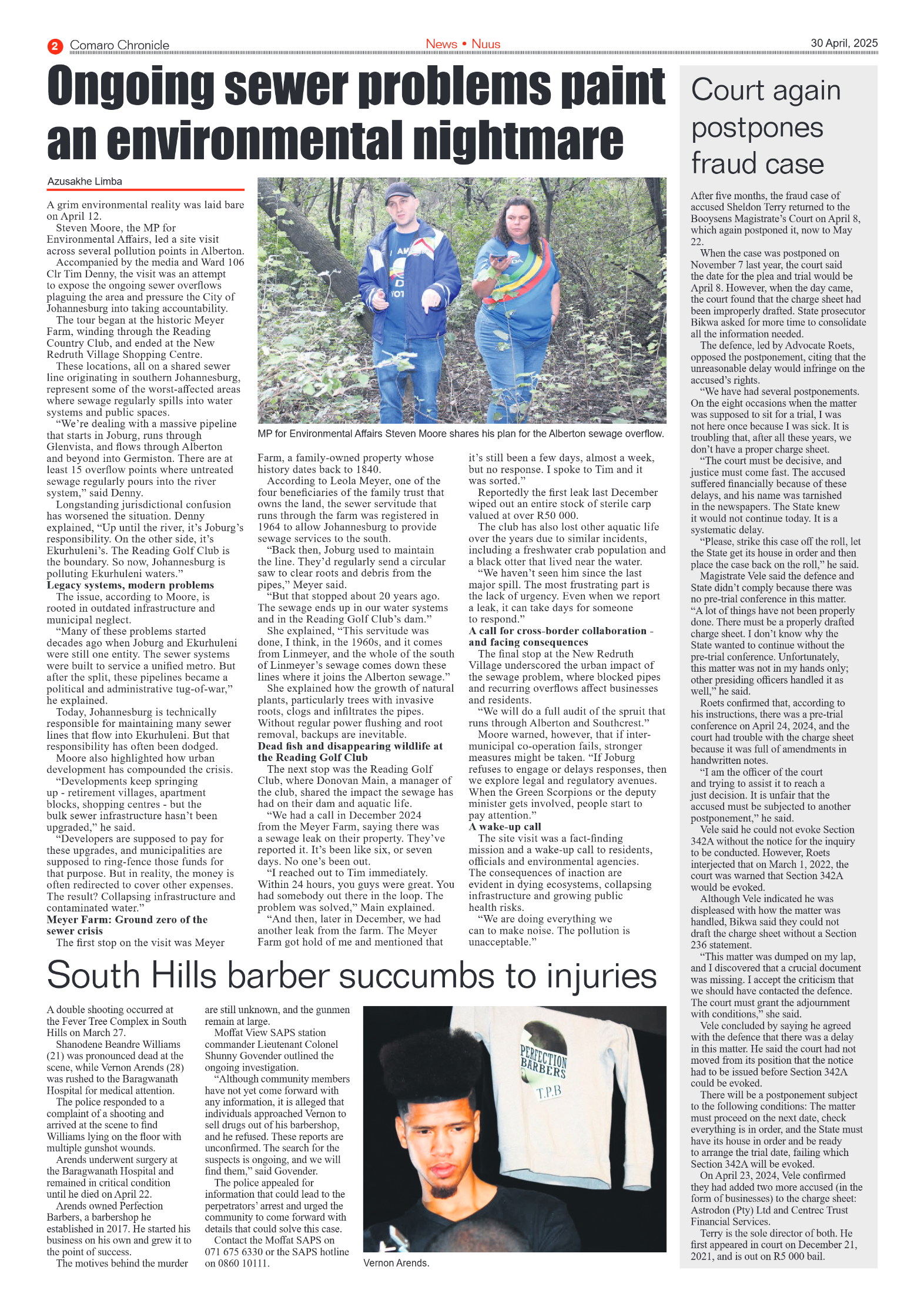 Comaro Chronicle 30 April 2025 page 2