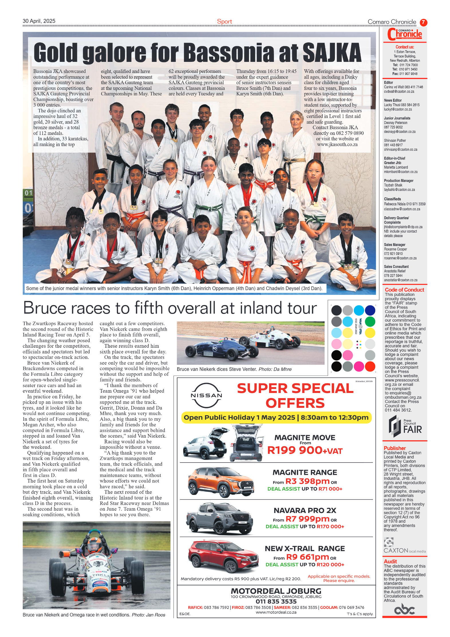 Comaro Chronicle 30 April 2025 page 7