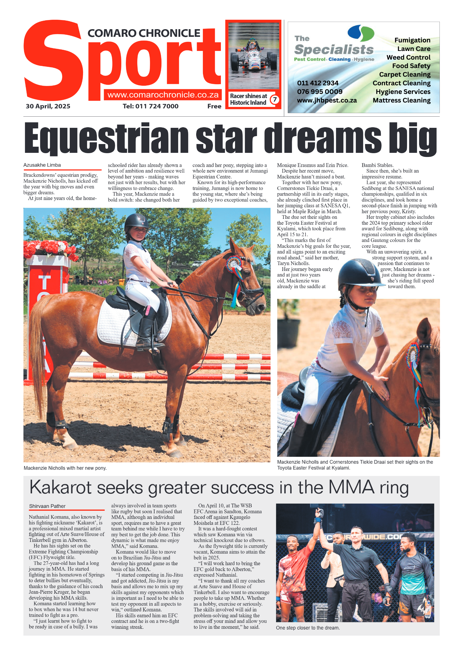 Comaro Chronicle 30 April 2025 page 8