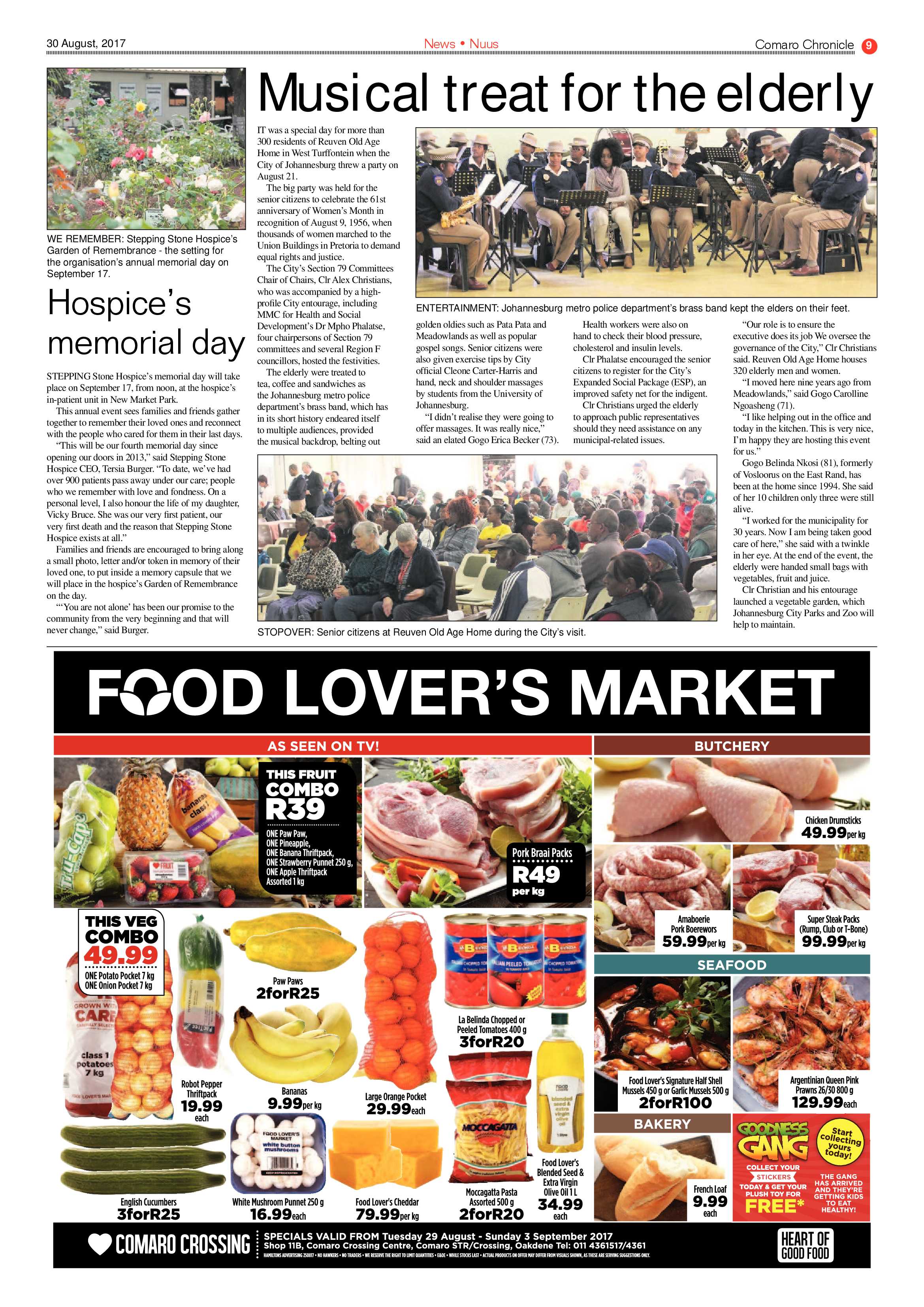 Comaro Chronicle 30 August 2017 page 9