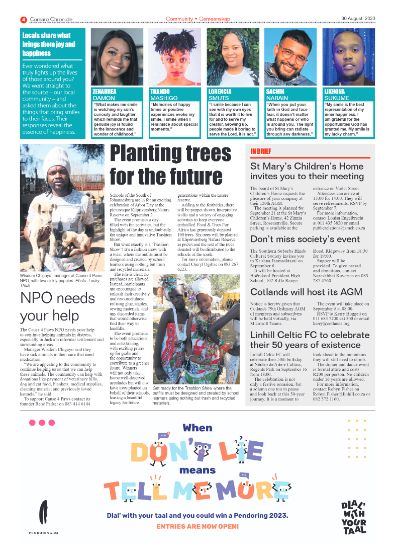 Comaro Chronicle 30 August 2023 page 4