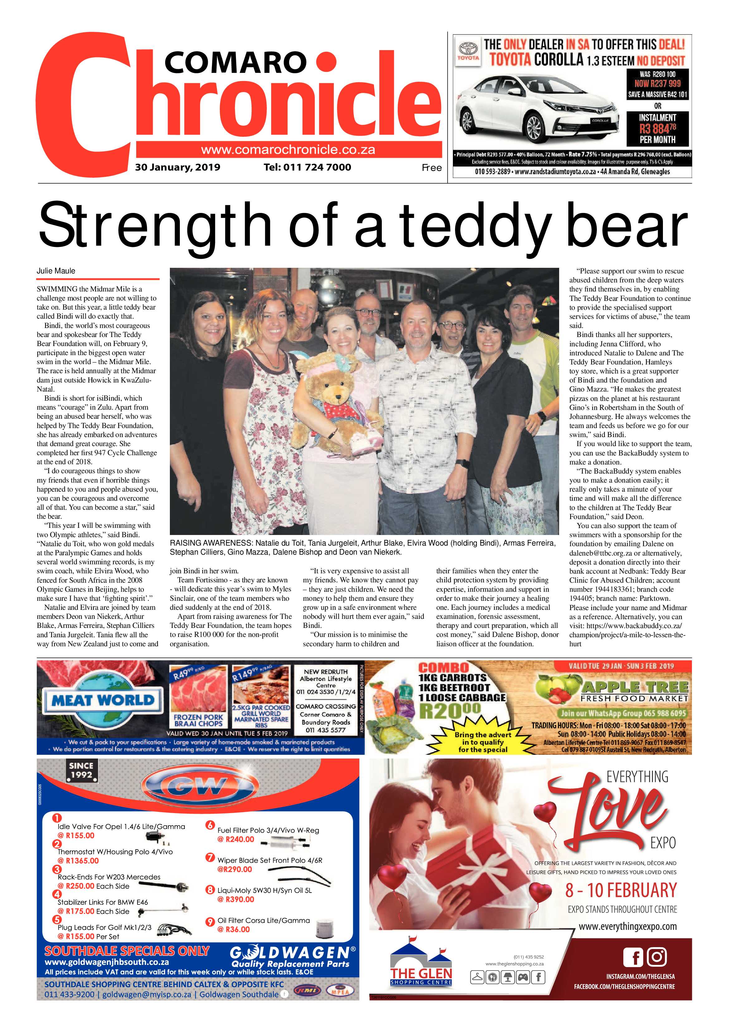 Comaro Chronicle 30 January 2019 page 1