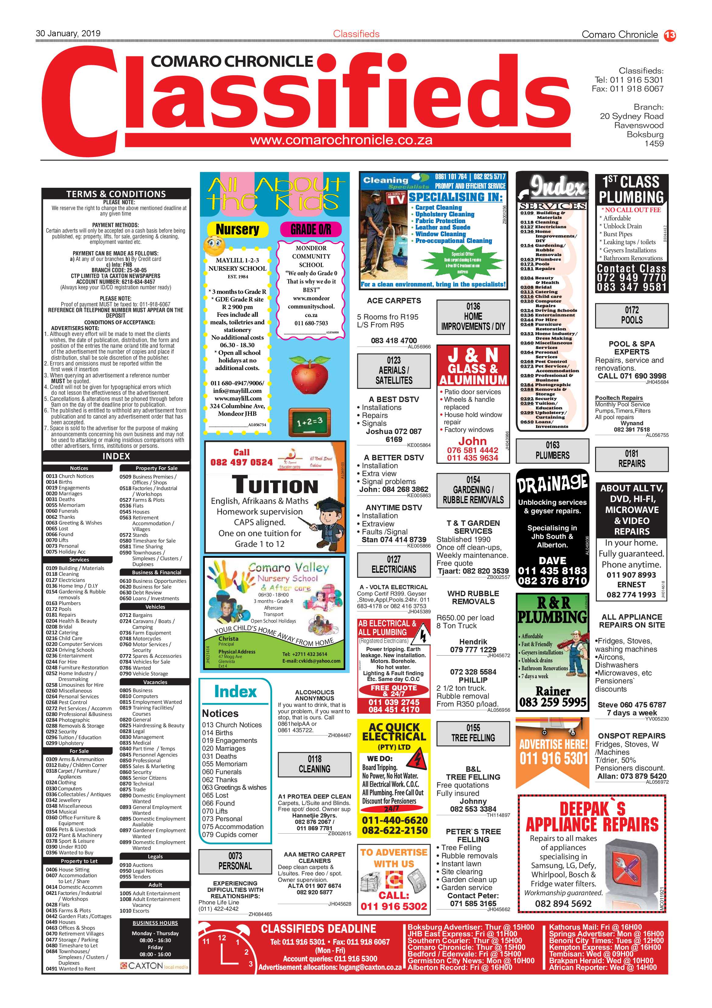 Comaro Chronicle 30 January 2019 page 13