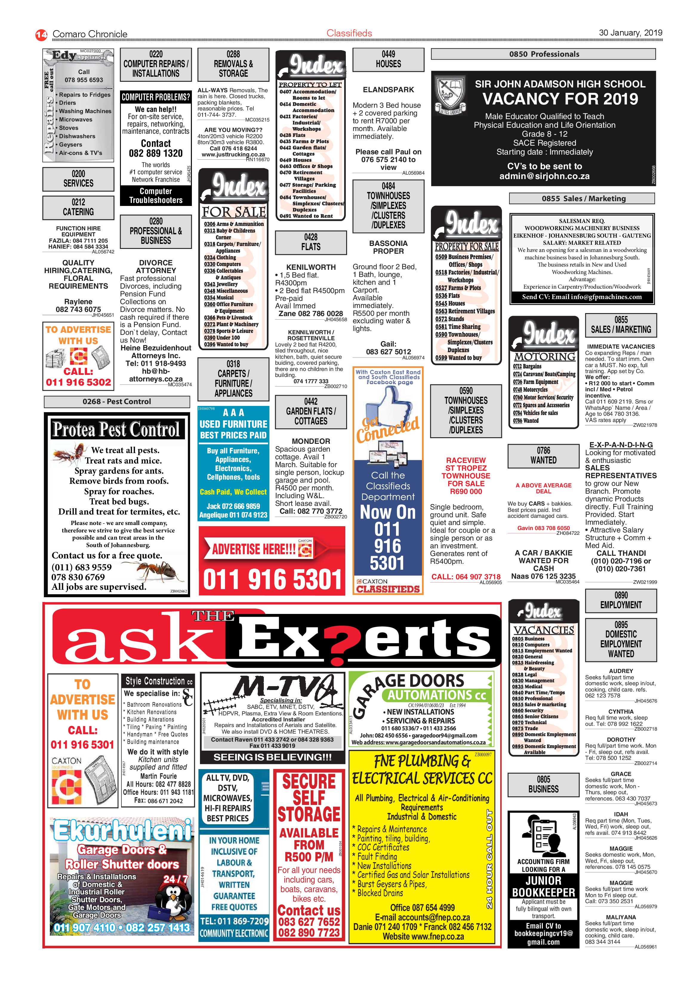 Comaro Chronicle 30 January 2019 page 14
