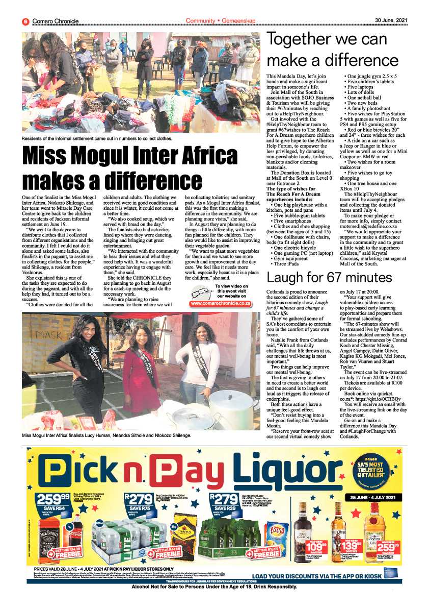 Comaro Chronicle 30 June 2021 page 6
