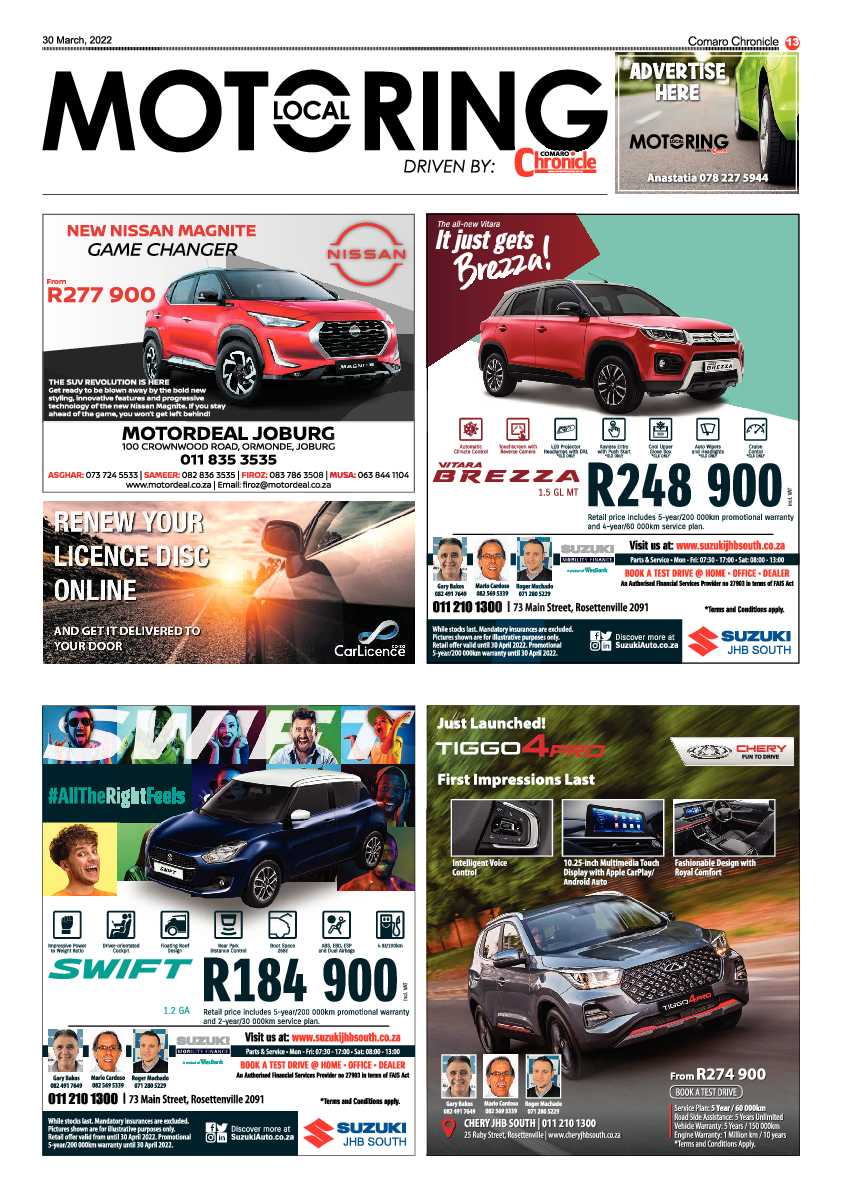 Comaro Chronicle 30 March 2022 page 15