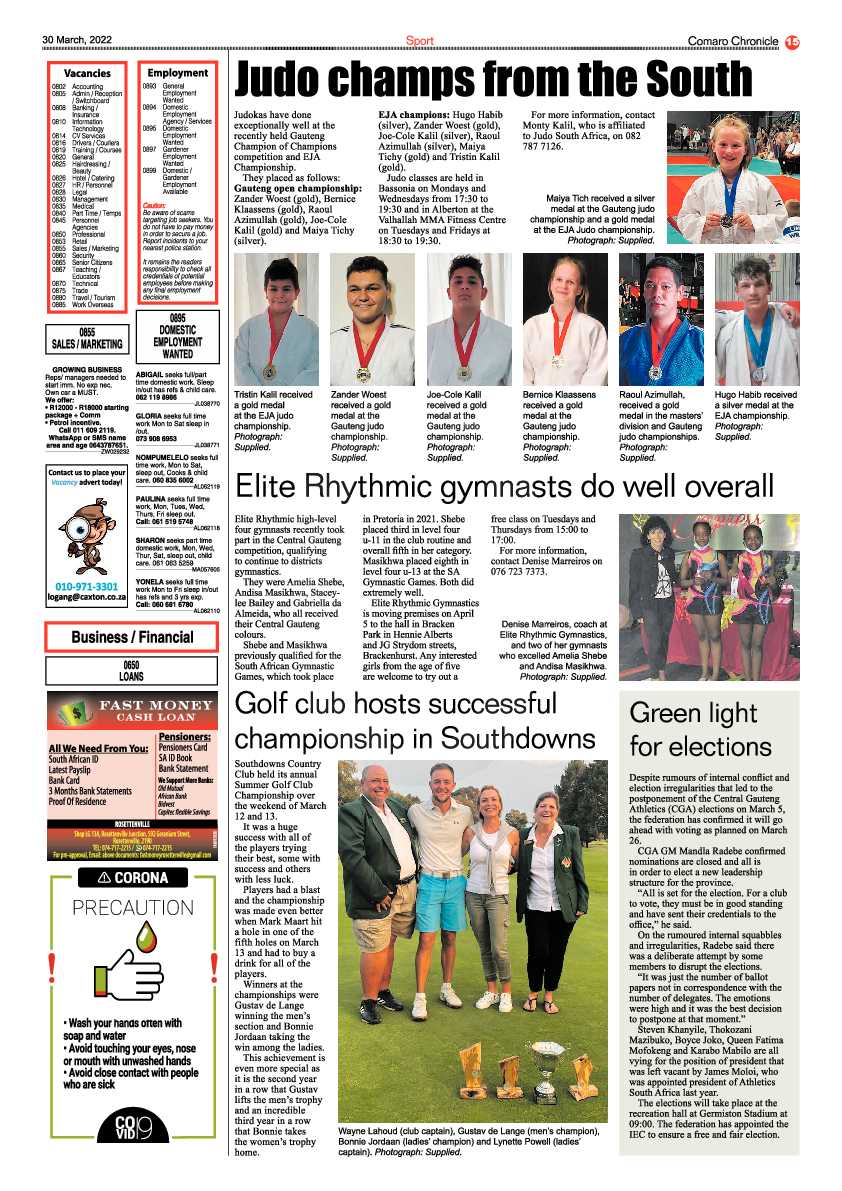 Comaro Chronicle 30 March 2022 page 17