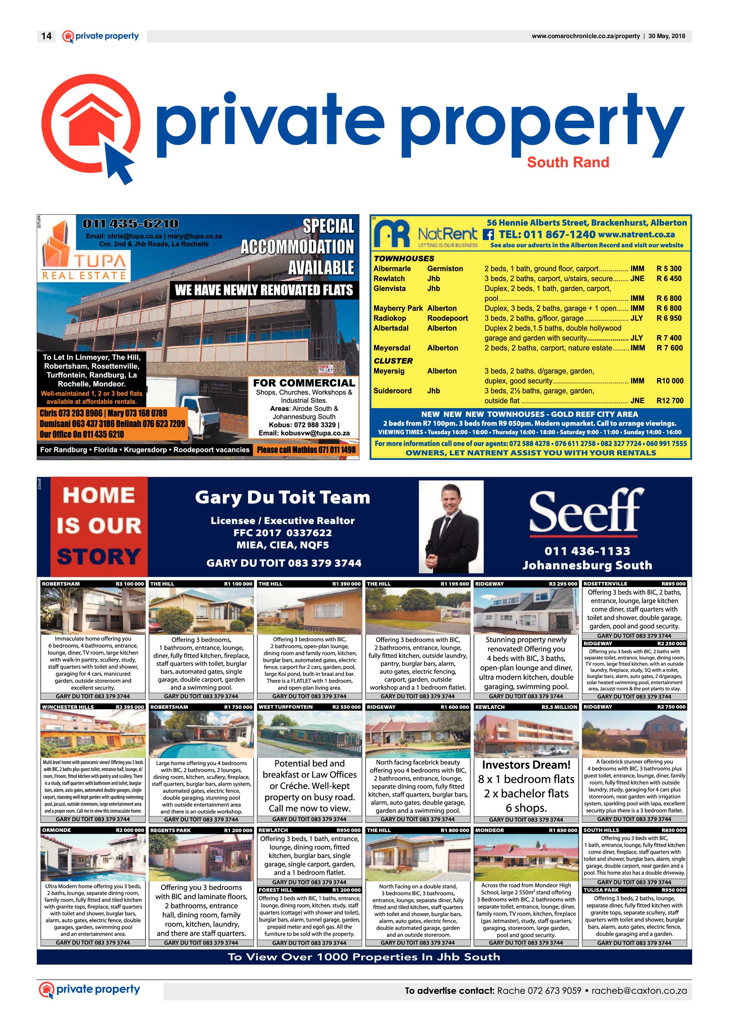 Comaro Chronicle 30 May 2018 page 14