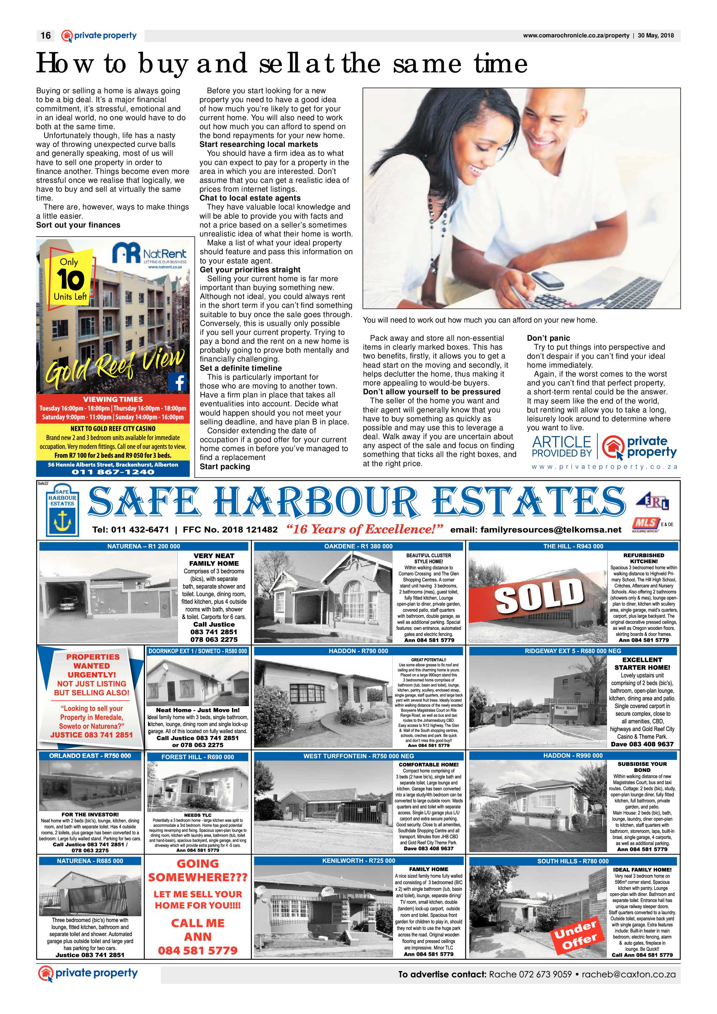 Comaro Chronicle 30 May 2018 page 16
