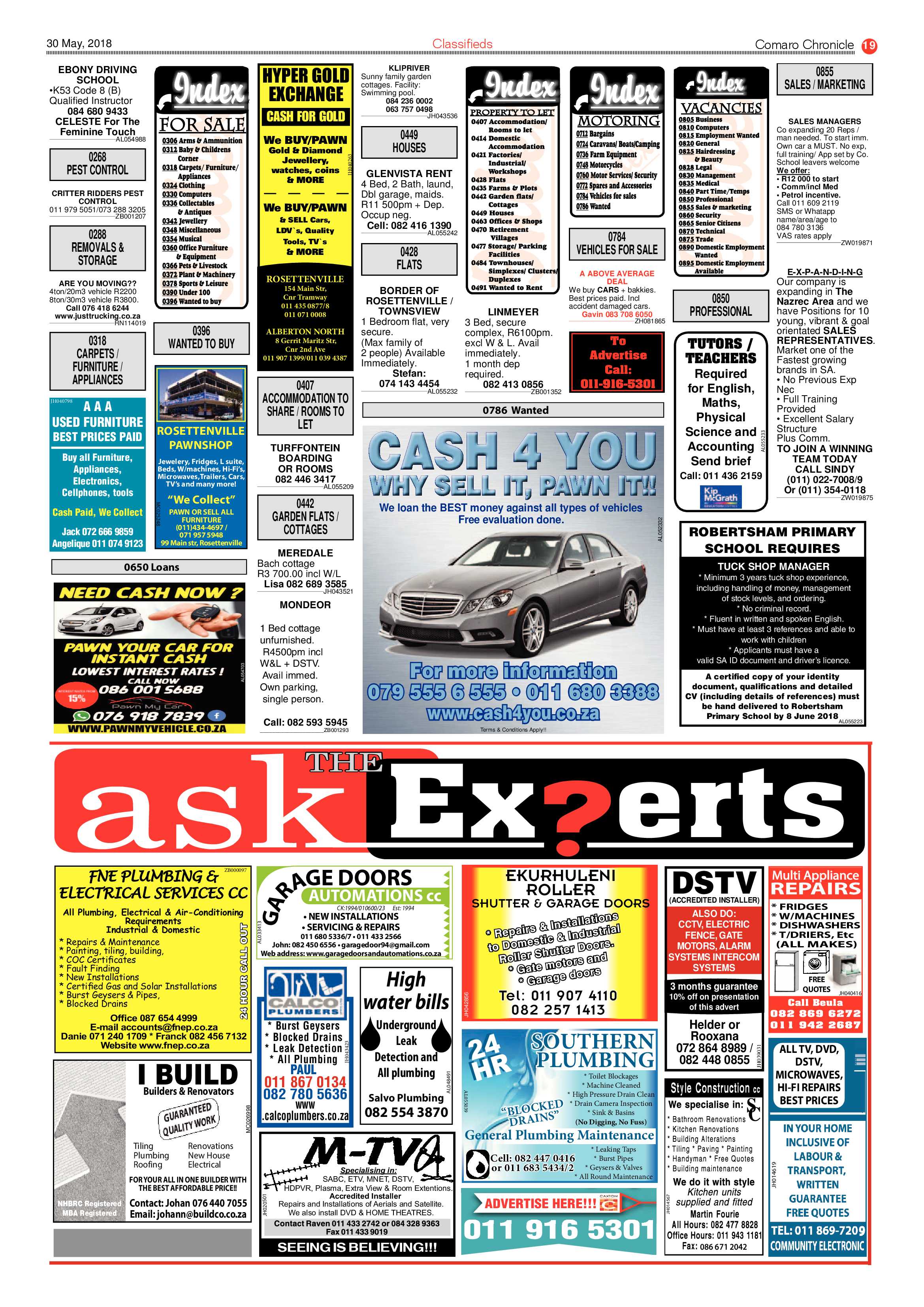 Comaro Chronicle 30 May 2018 page 19