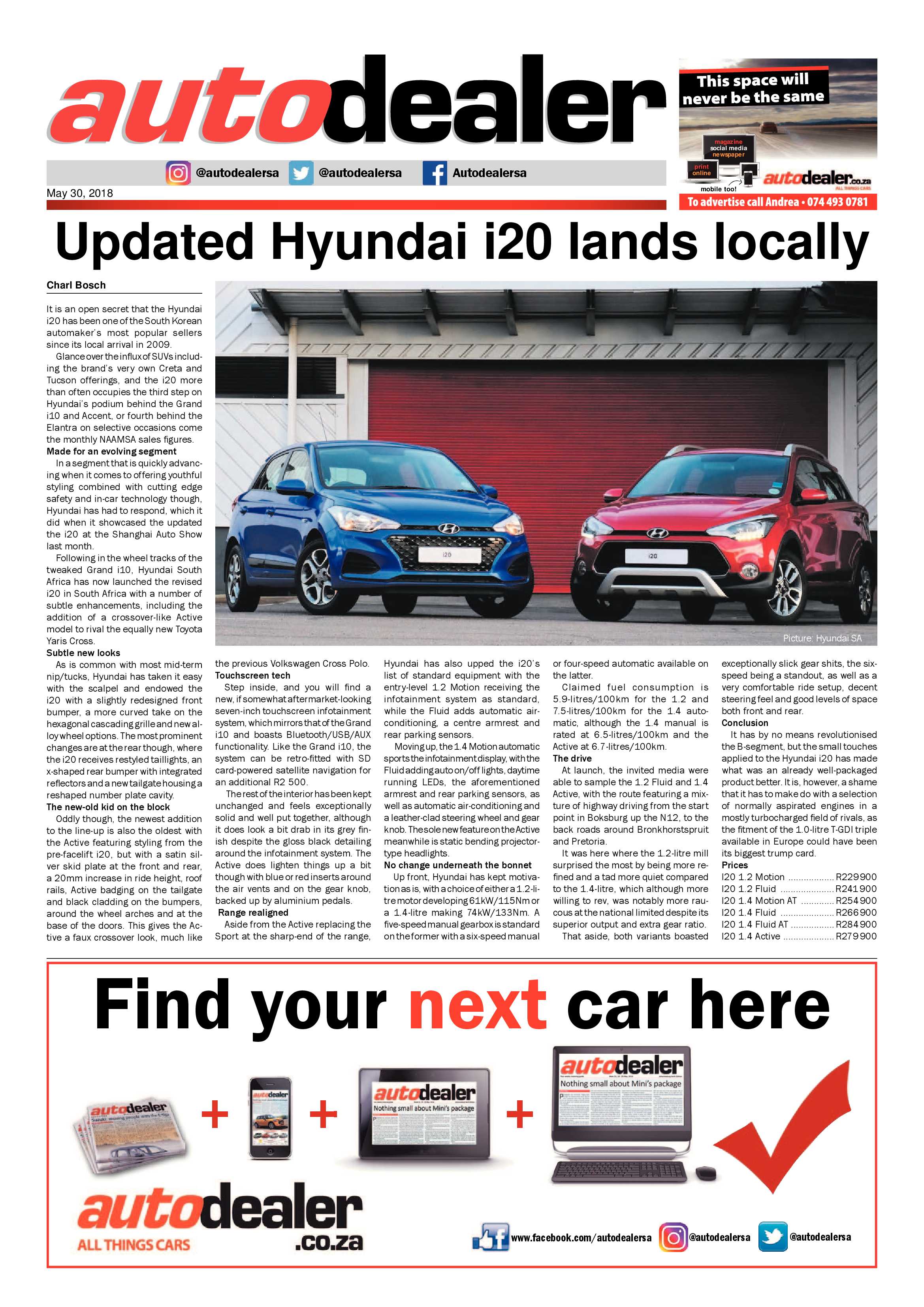 Comaro Chronicle 30 May 2018 page 21