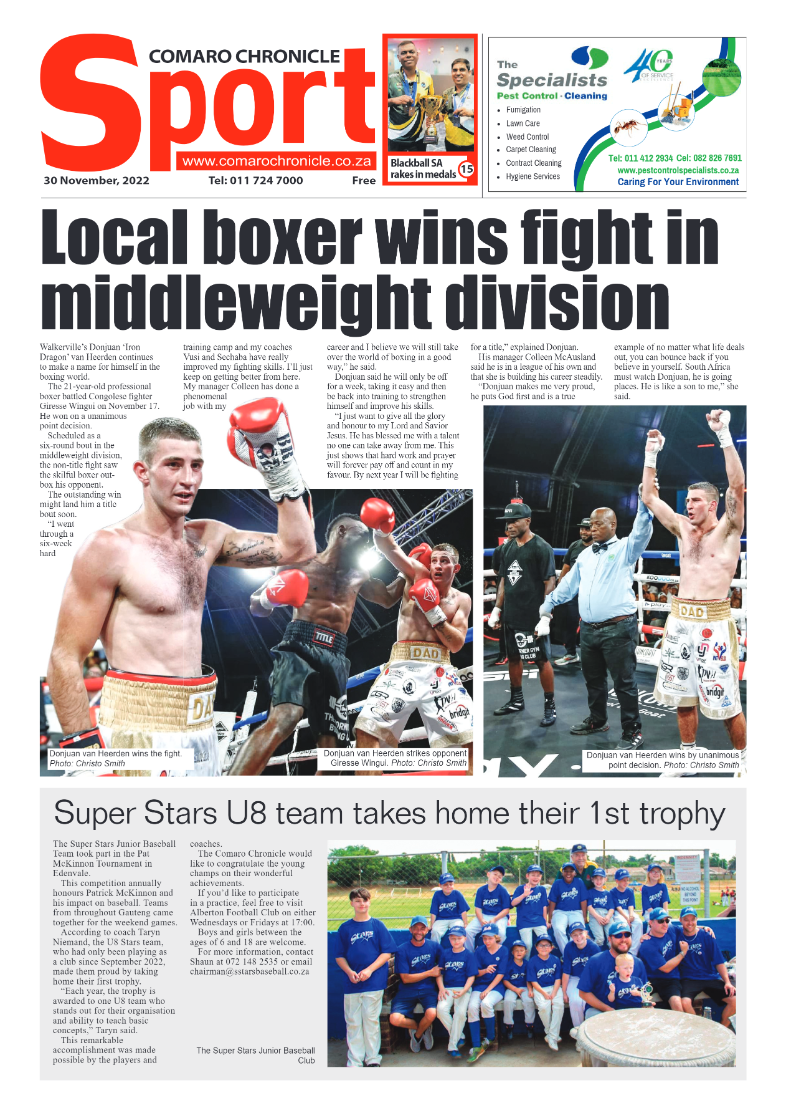 Comaro Chronicle 30 Nov 2022 page 18
