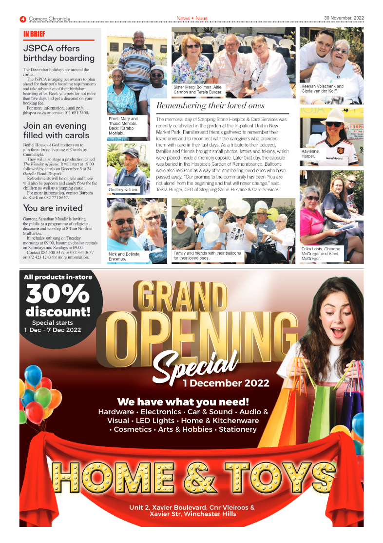 Comaro Chronicle 30 Nov 2022 page 6