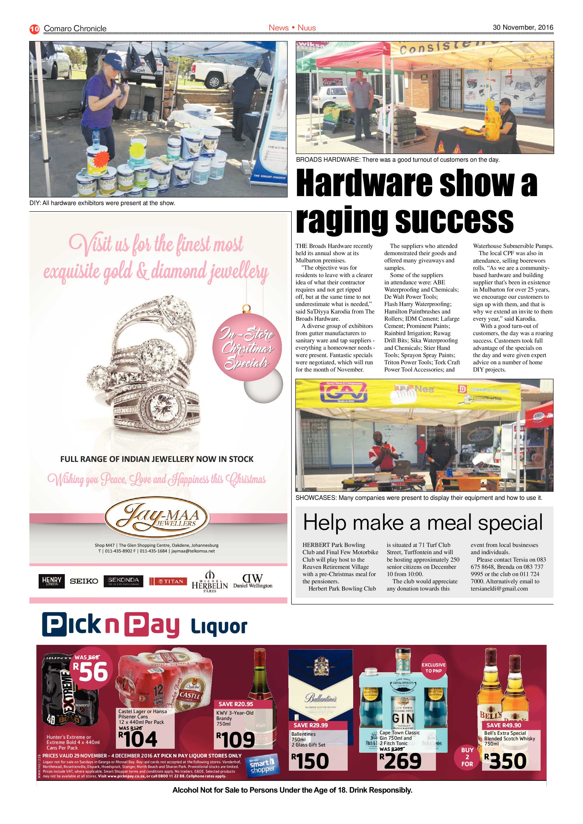 Comaro Chronicle 30 November 2016 page 10