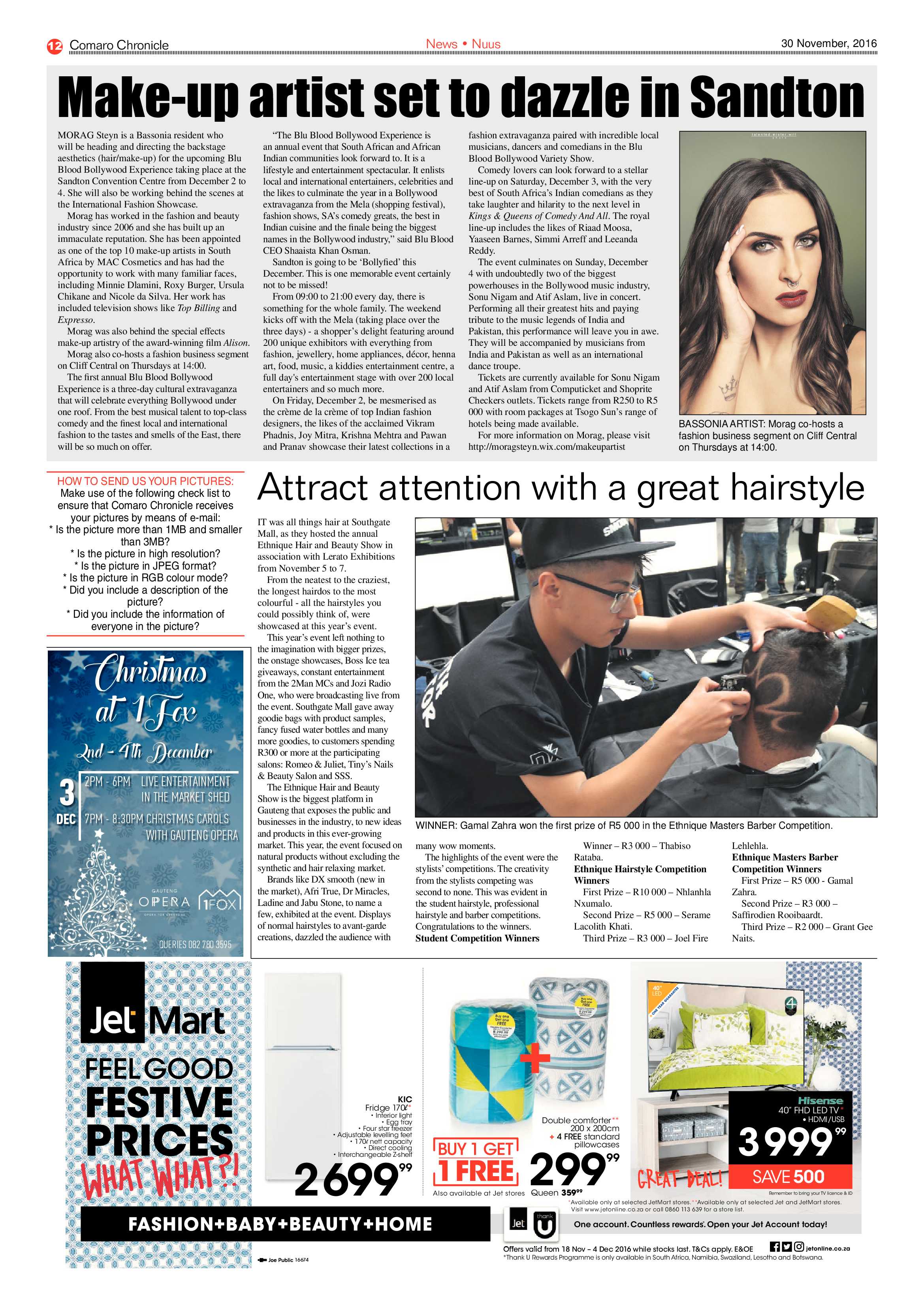 Comaro Chronicle 30 November 2016 page 12