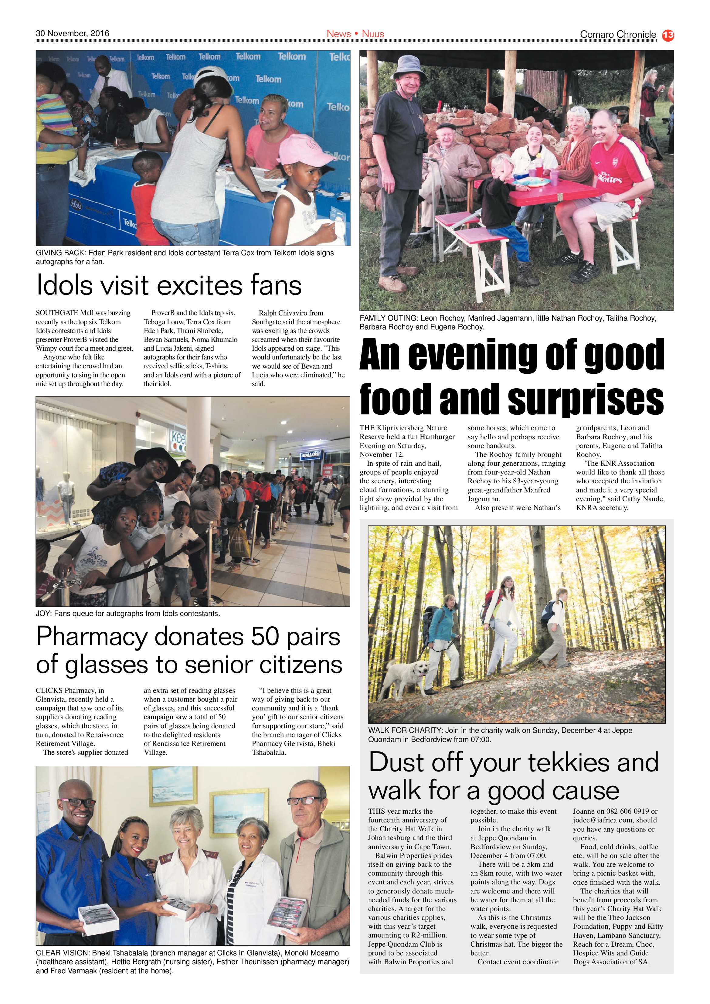 Comaro Chronicle 30 November 2016 page 13