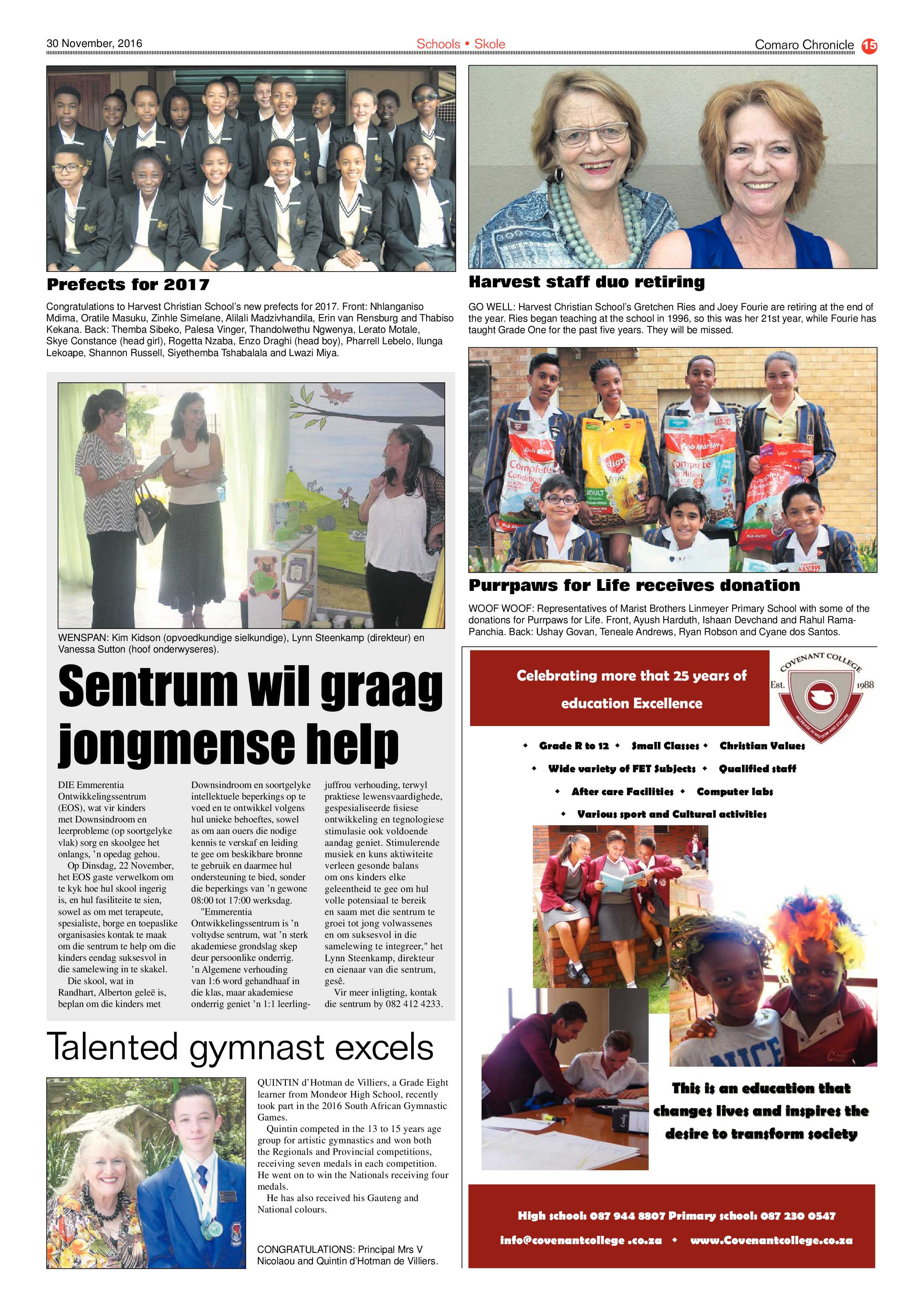 Comaro Chronicle 30 November 2016 page 15
