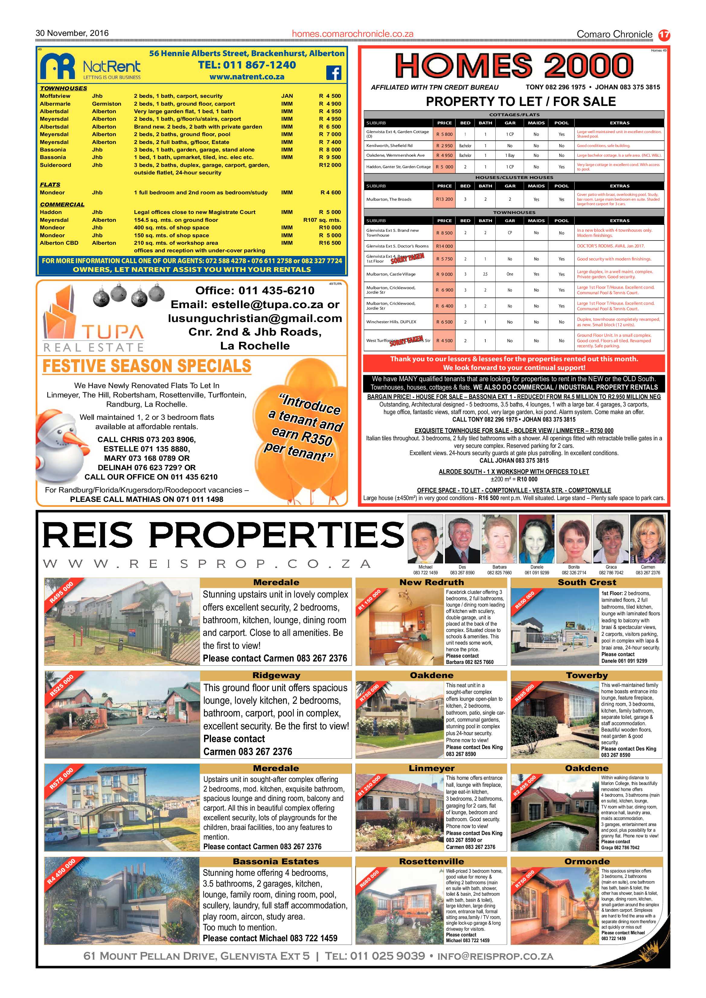 Comaro Chronicle 30 November 2016 page 17