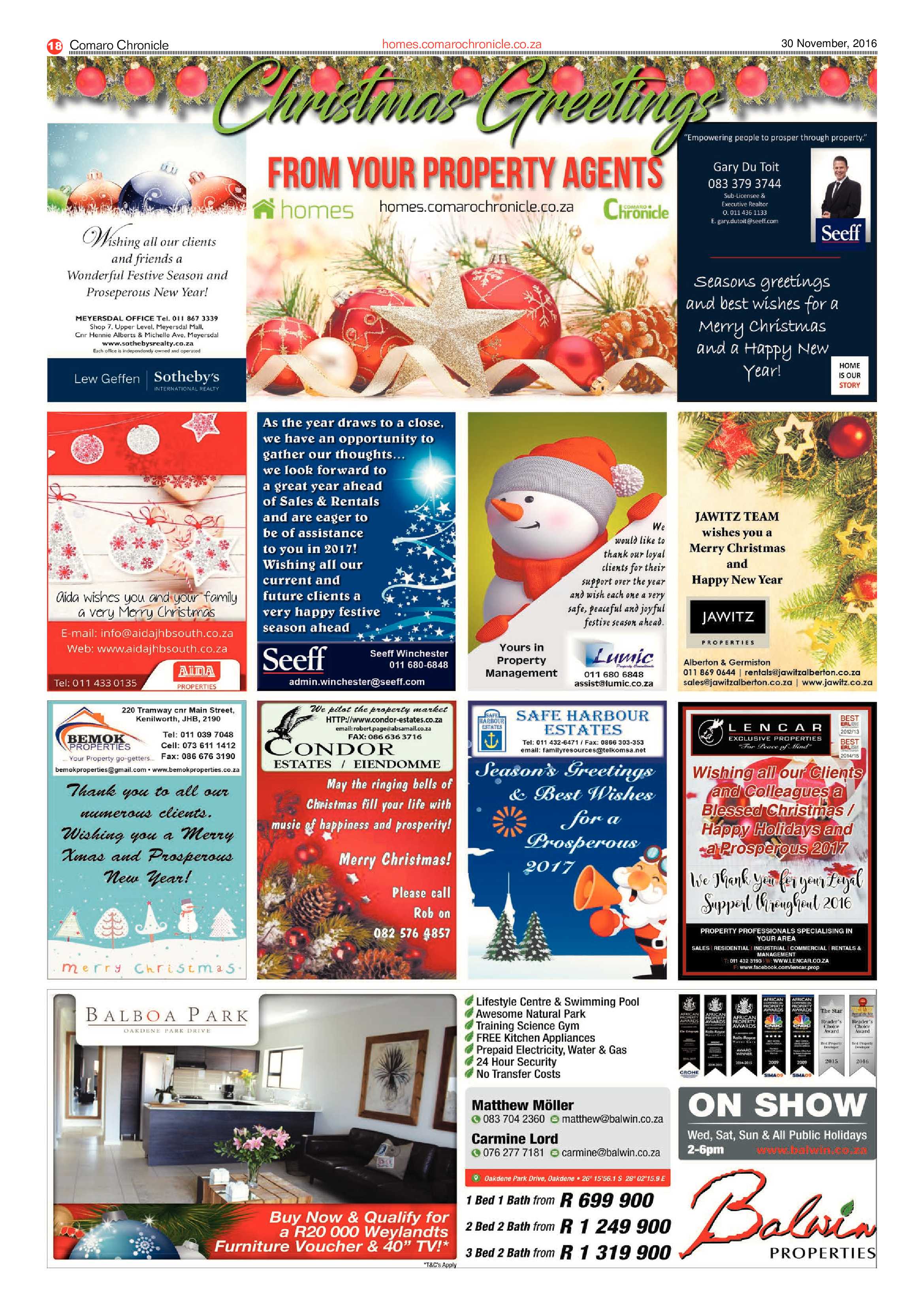 Comaro Chronicle 30 November 2016 page 18
