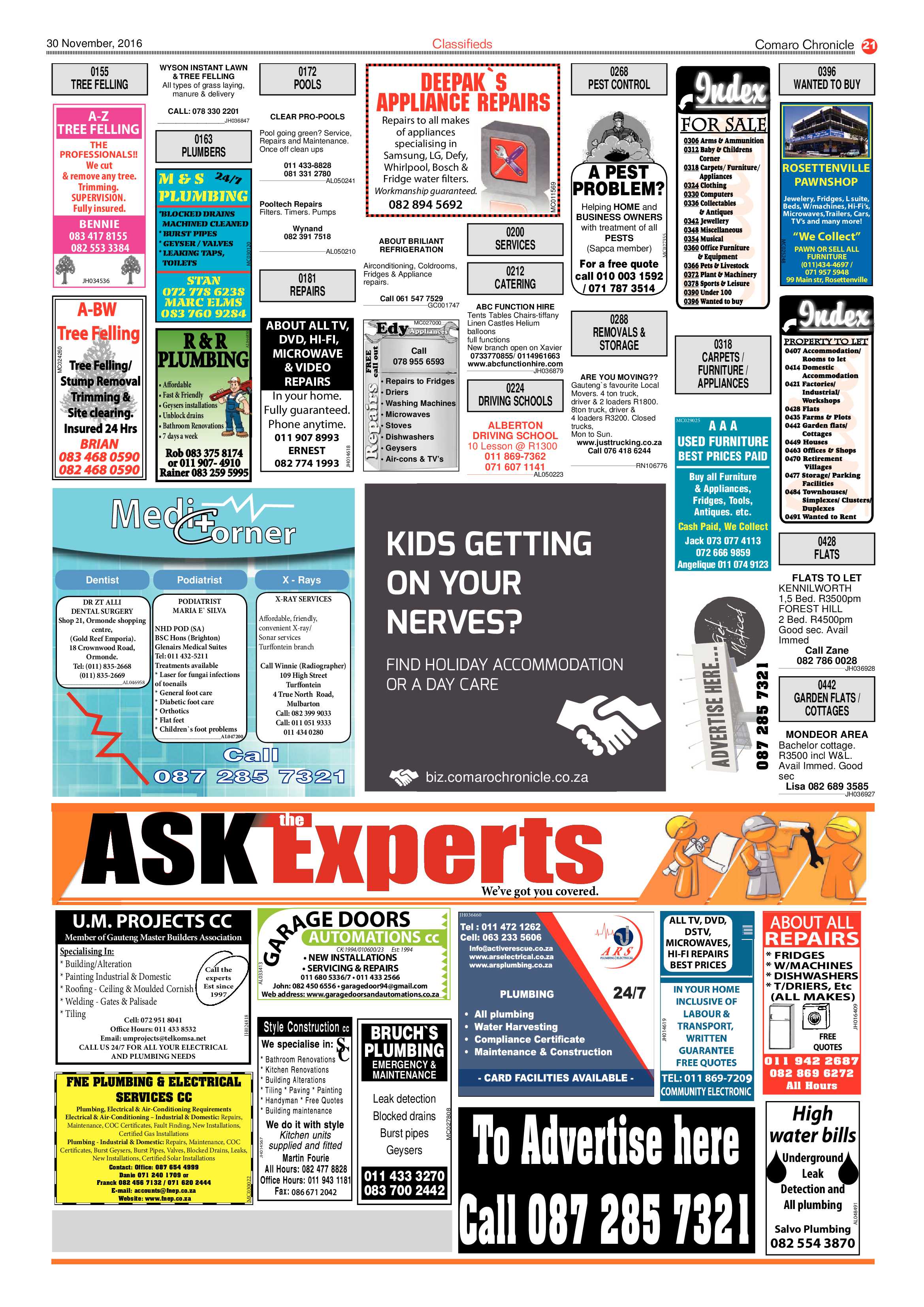 Comaro Chronicle 30 November 2016 page 21