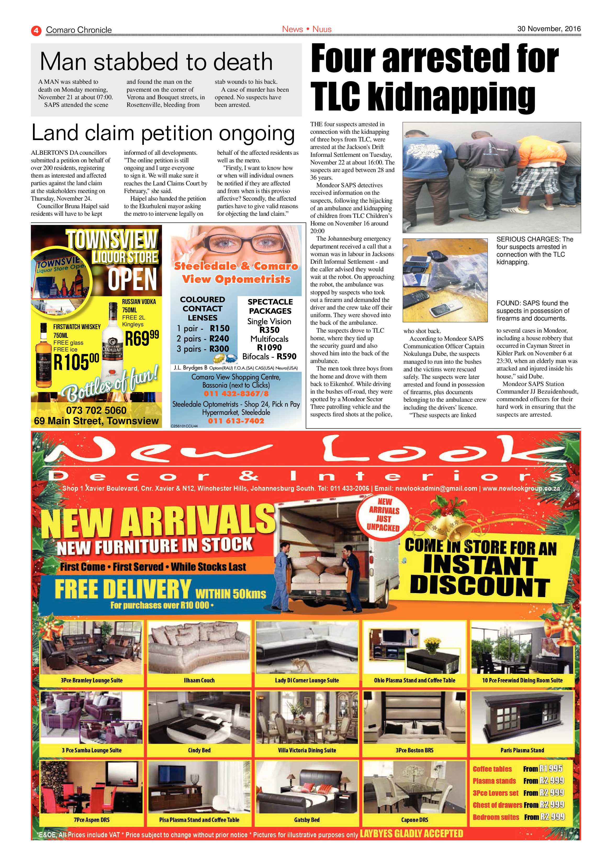 Comaro Chronicle 30 November 2016 page 4