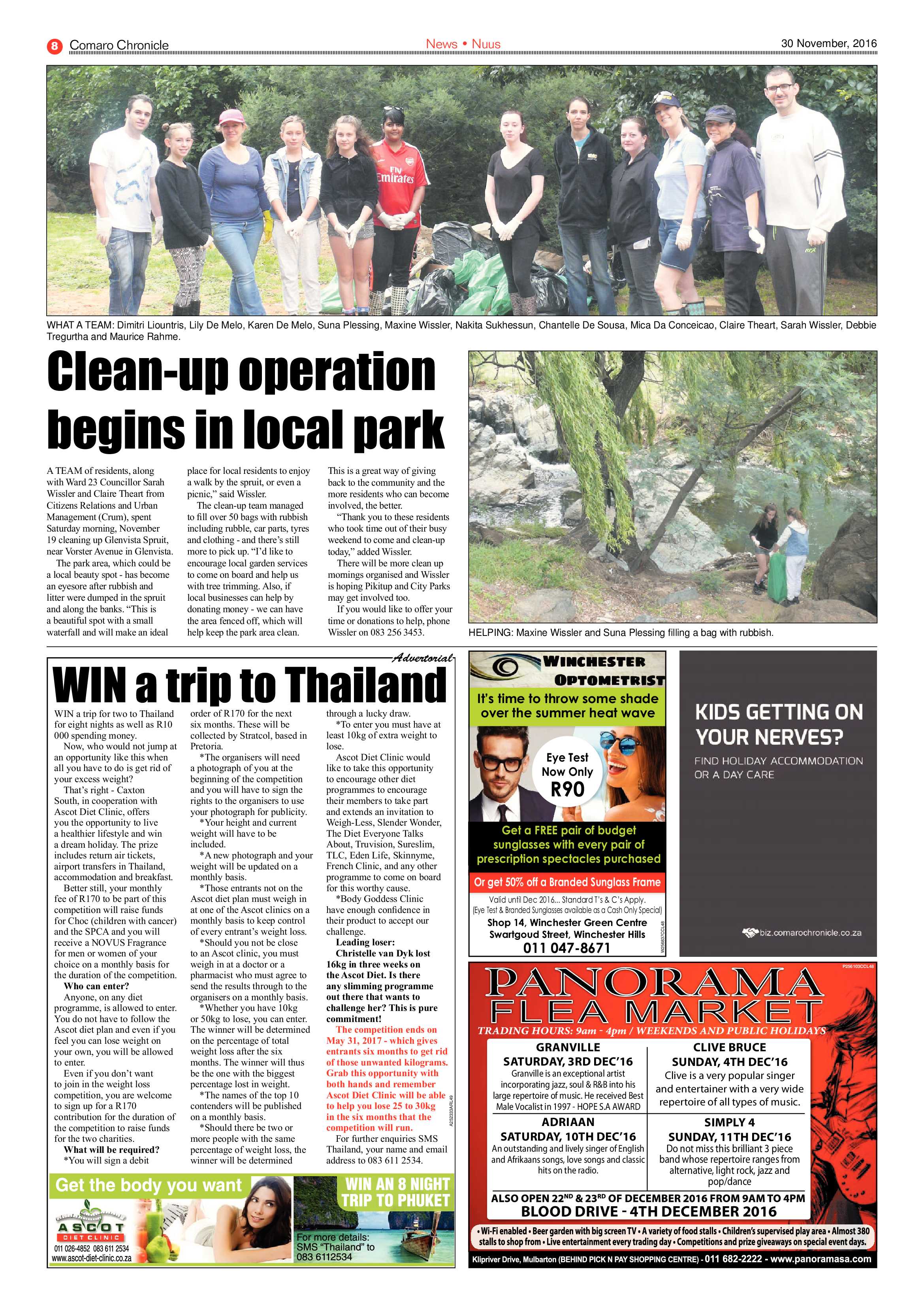 Comaro Chronicle 30 November 2016 page 8
