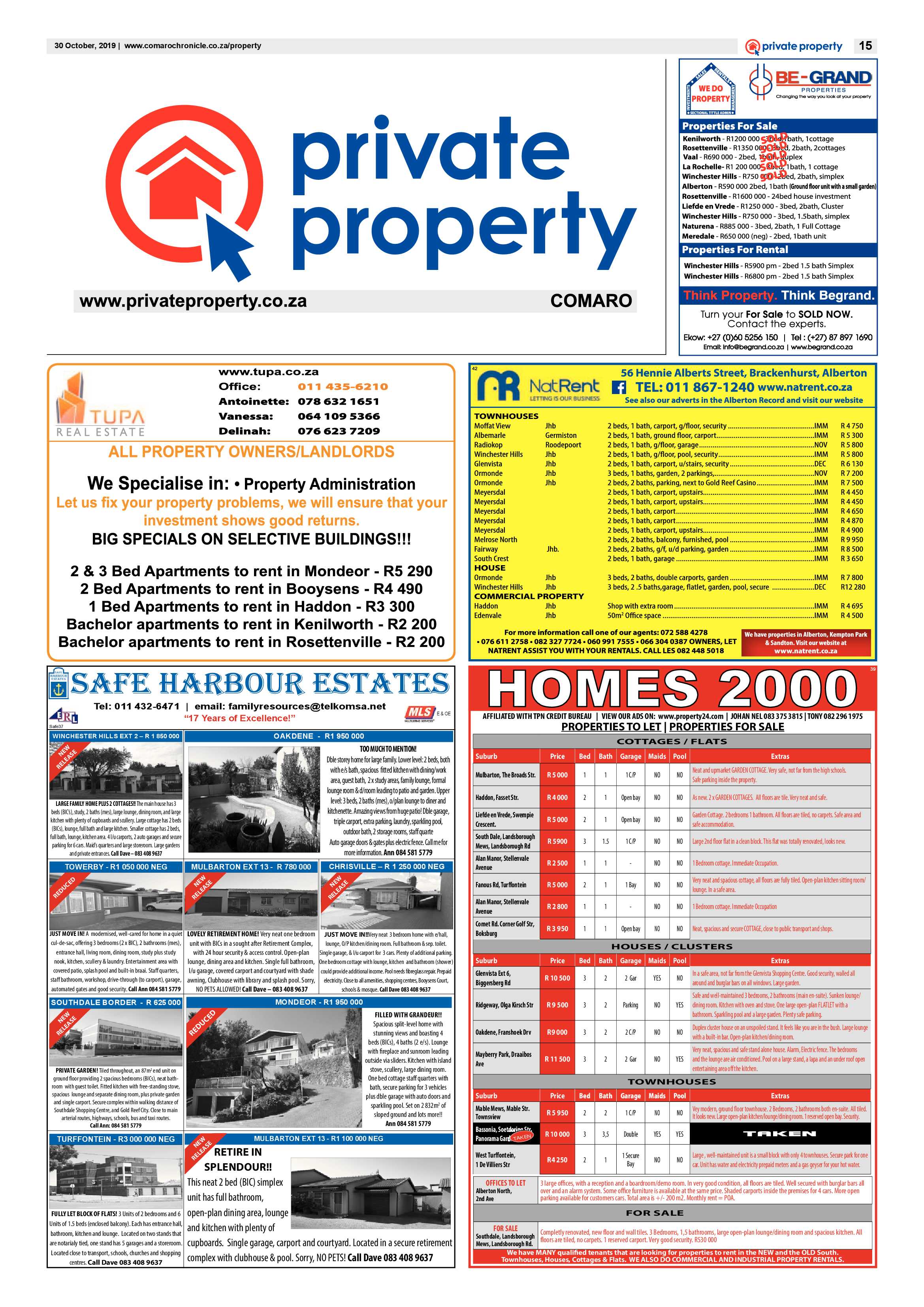 Comaro Chronicle 30 October 2019 page 15