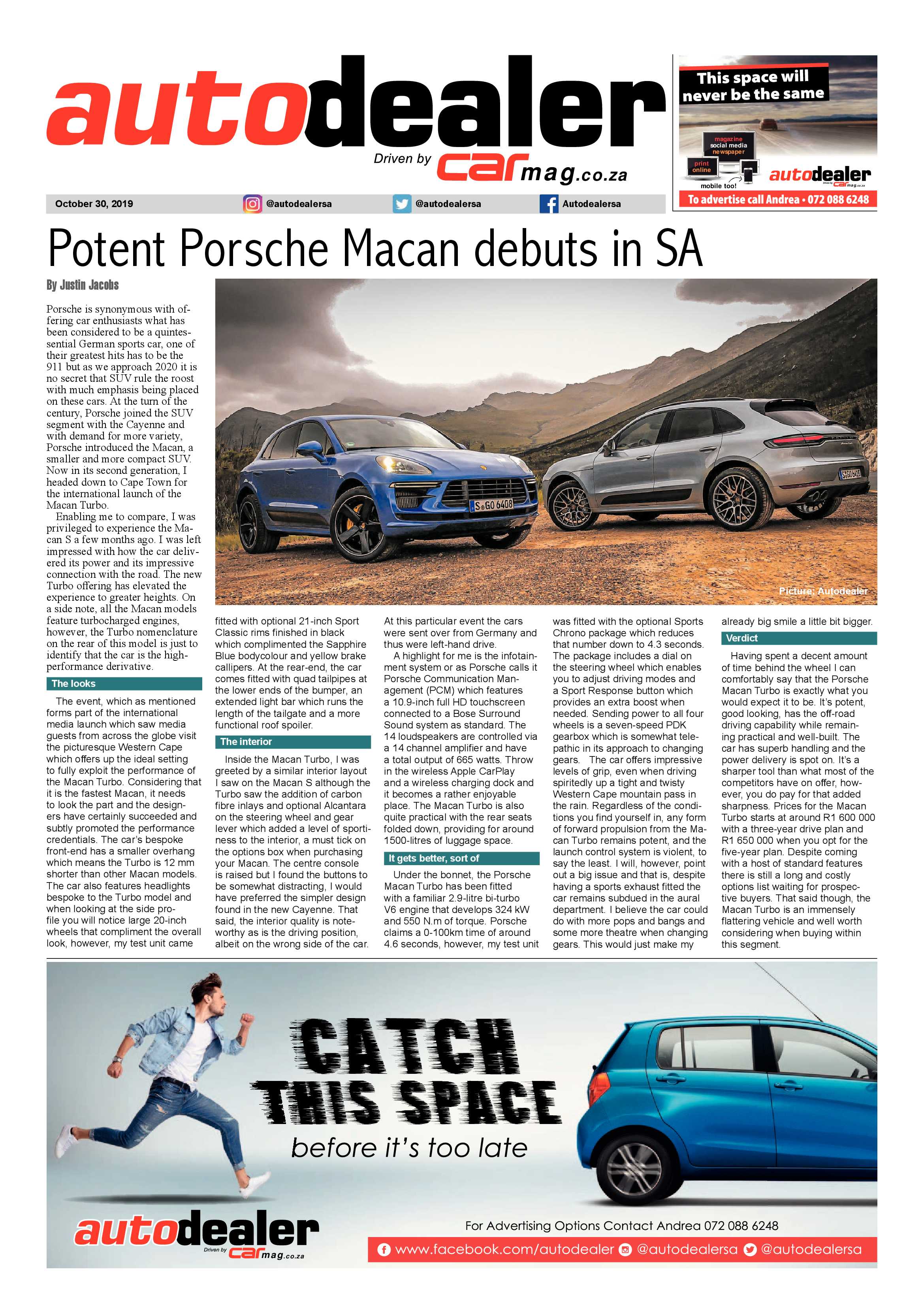 Comaro Chronicle 30 October 2019 page 16