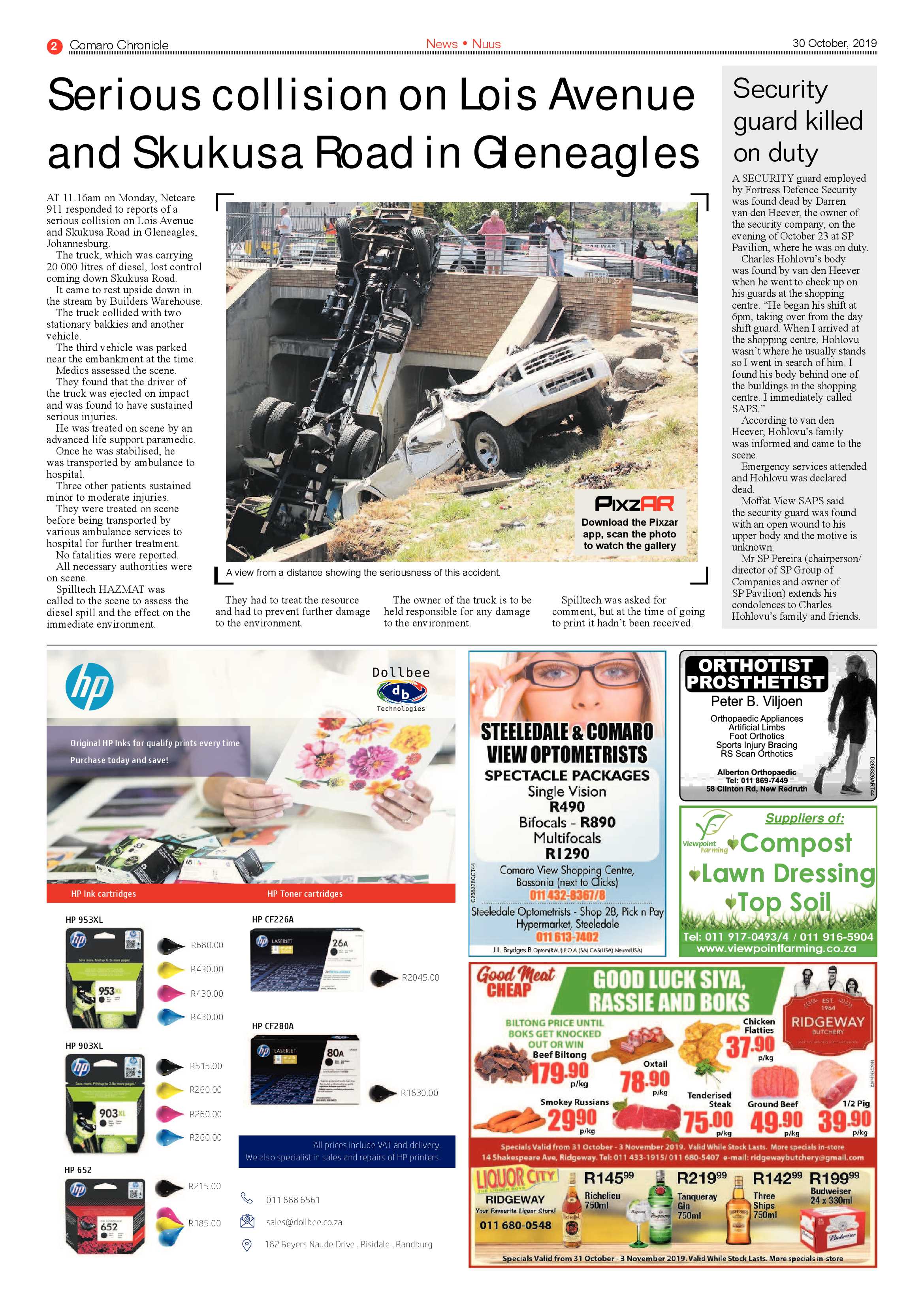 Comaro Chronicle 30 October 2019 page 2