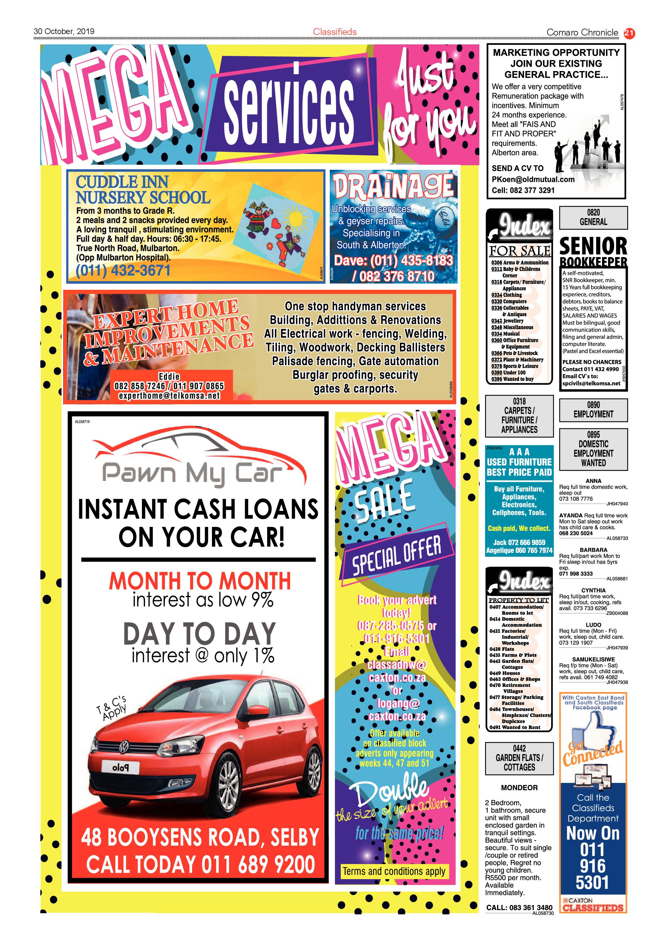 Comaro Chronicle 30 October 2019 page 21