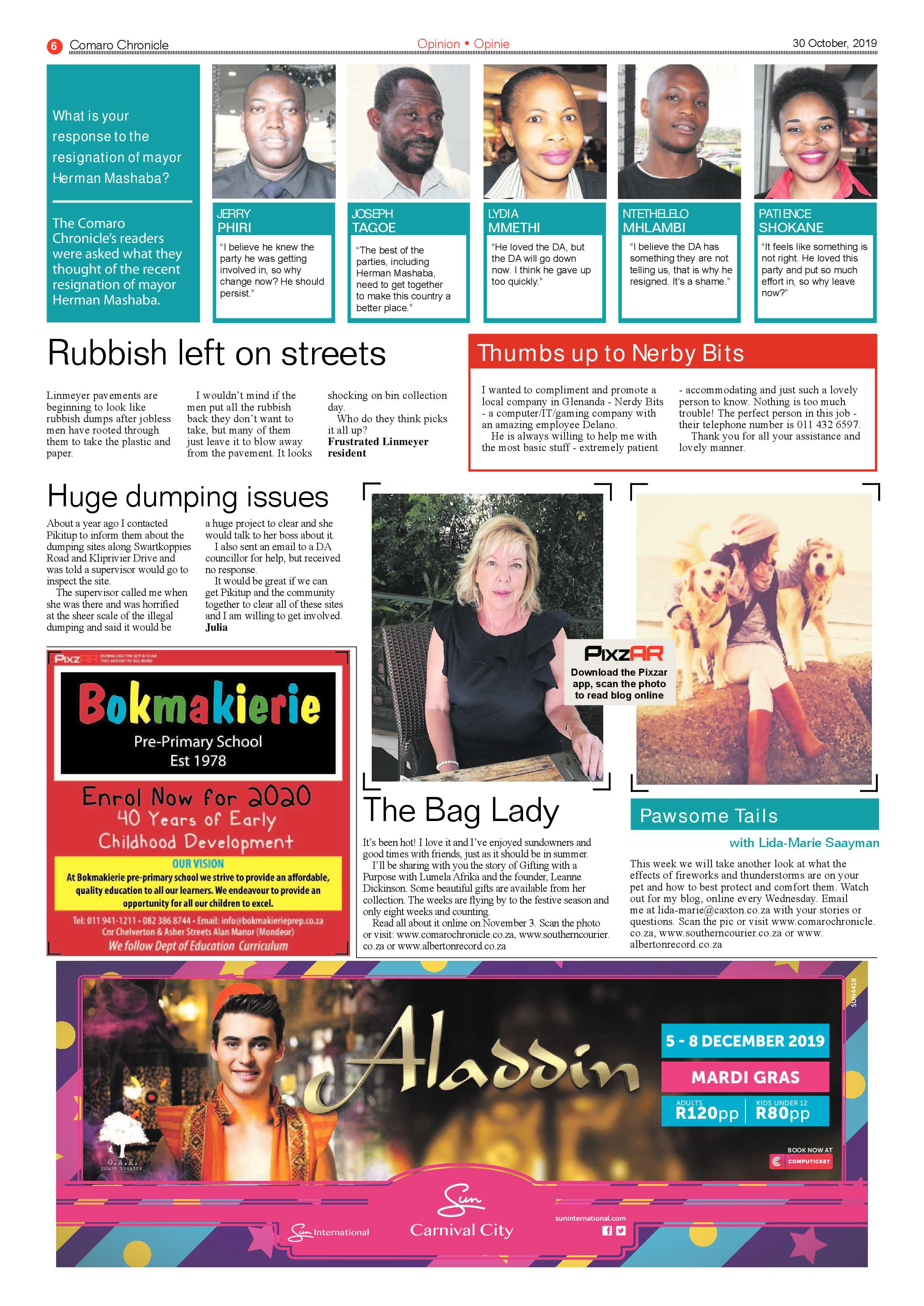 Comaro Chronicle 30 October 2019 page 6