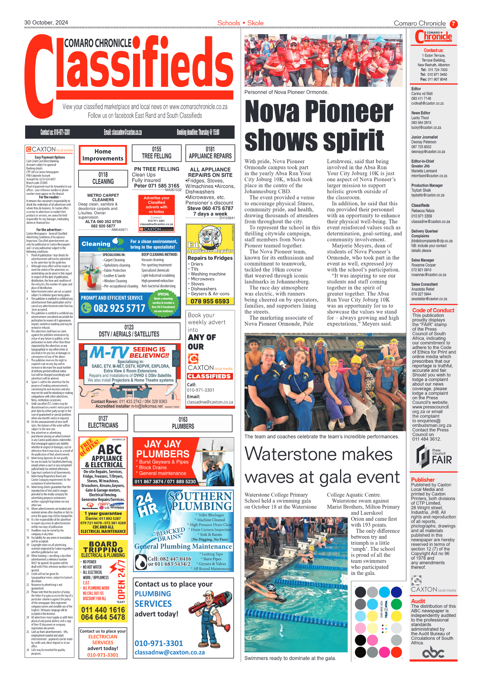 Comaro Chronicle 30 October 2024 page 7