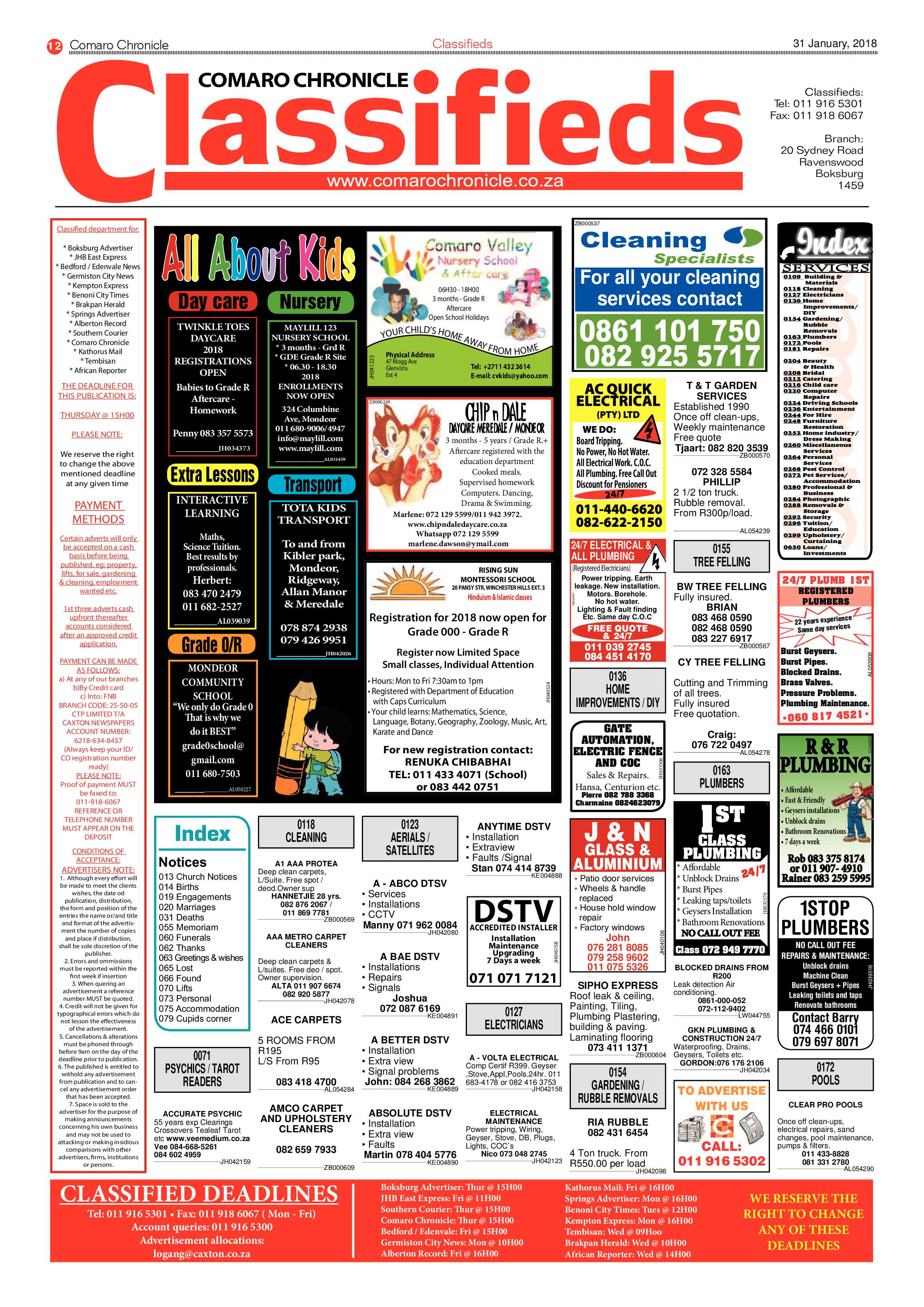 Comaro Chronicle 31 January 2018 page 12