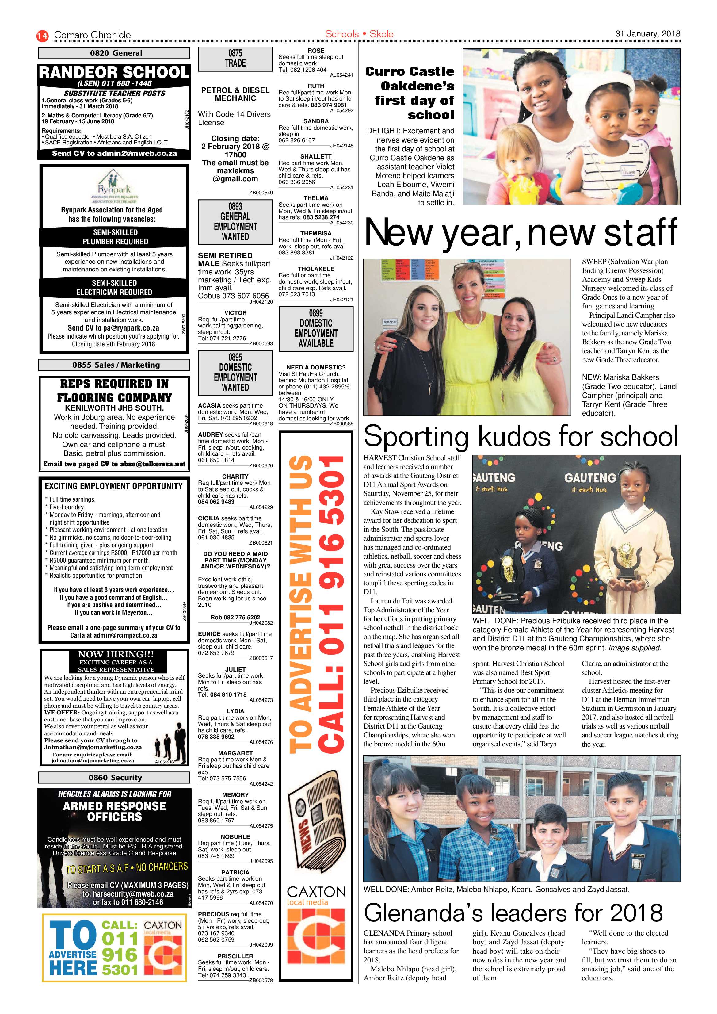 Comaro Chronicle 31 January 2018 page 14