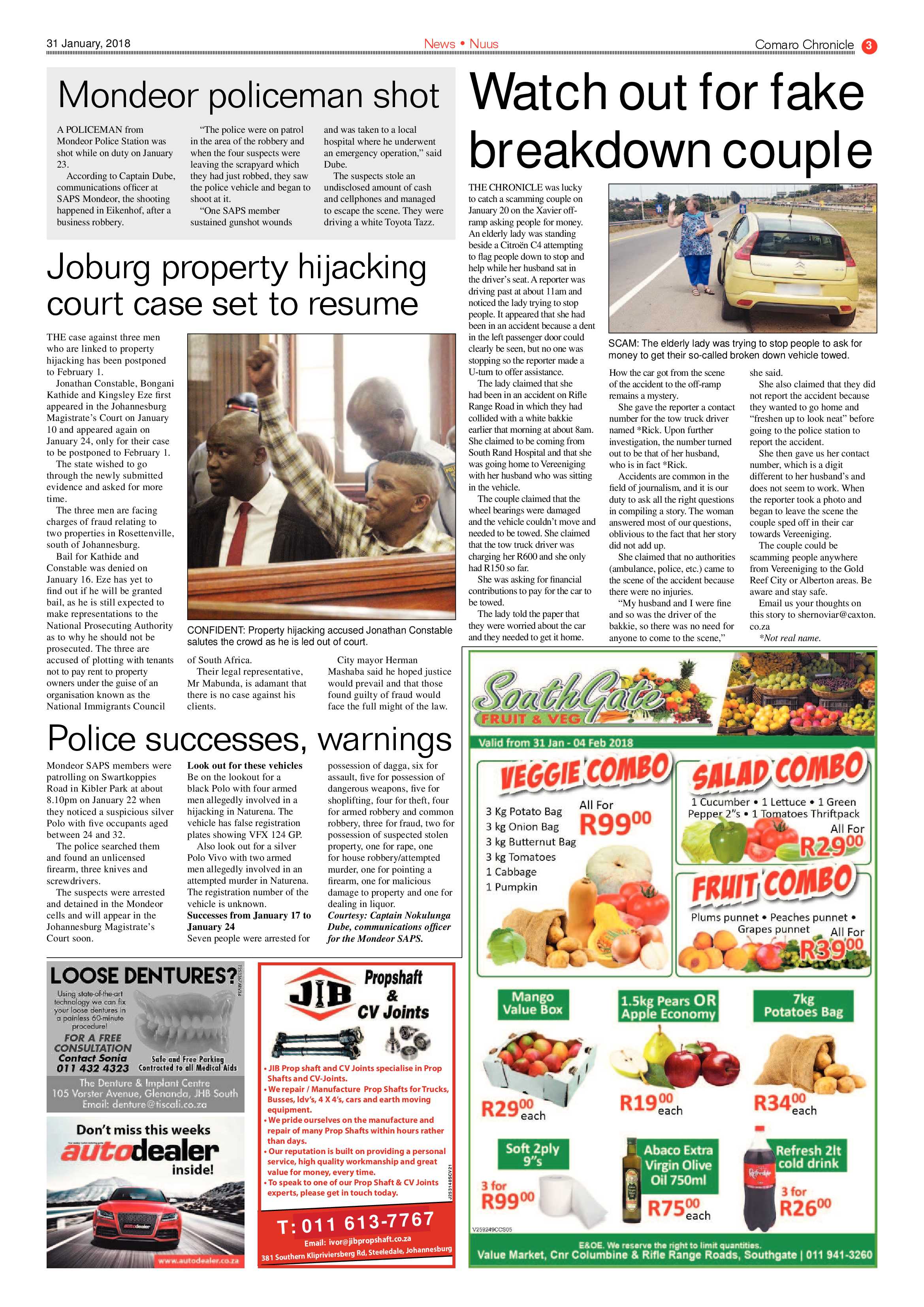Comaro Chronicle 31 January 2018 page 3