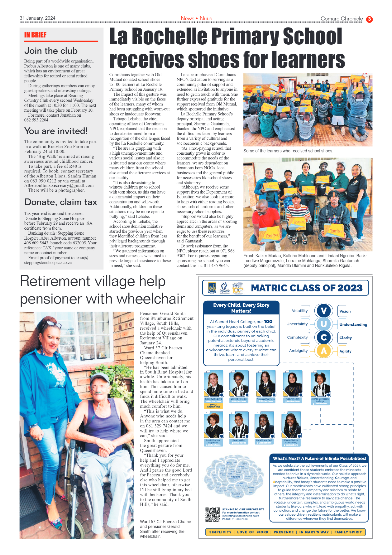 Comaro Chronicle 31 January 2024 page 3