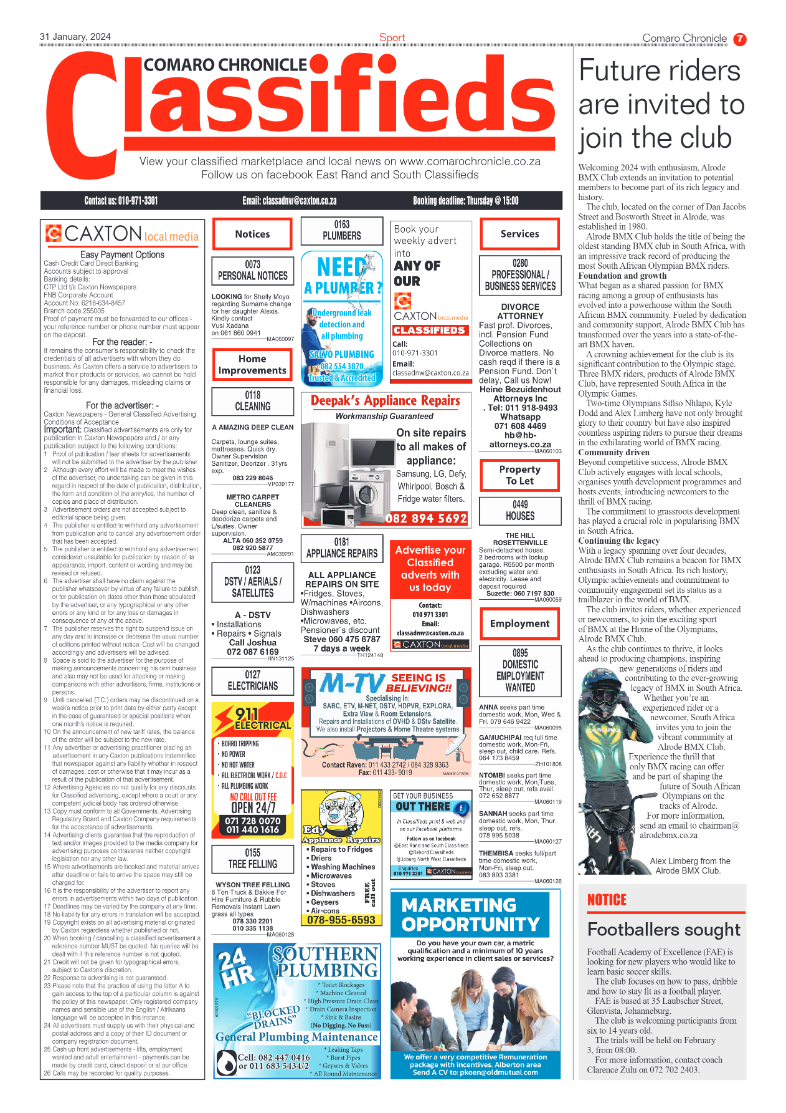 Comaro Chronicle 31 January 2024 page 7