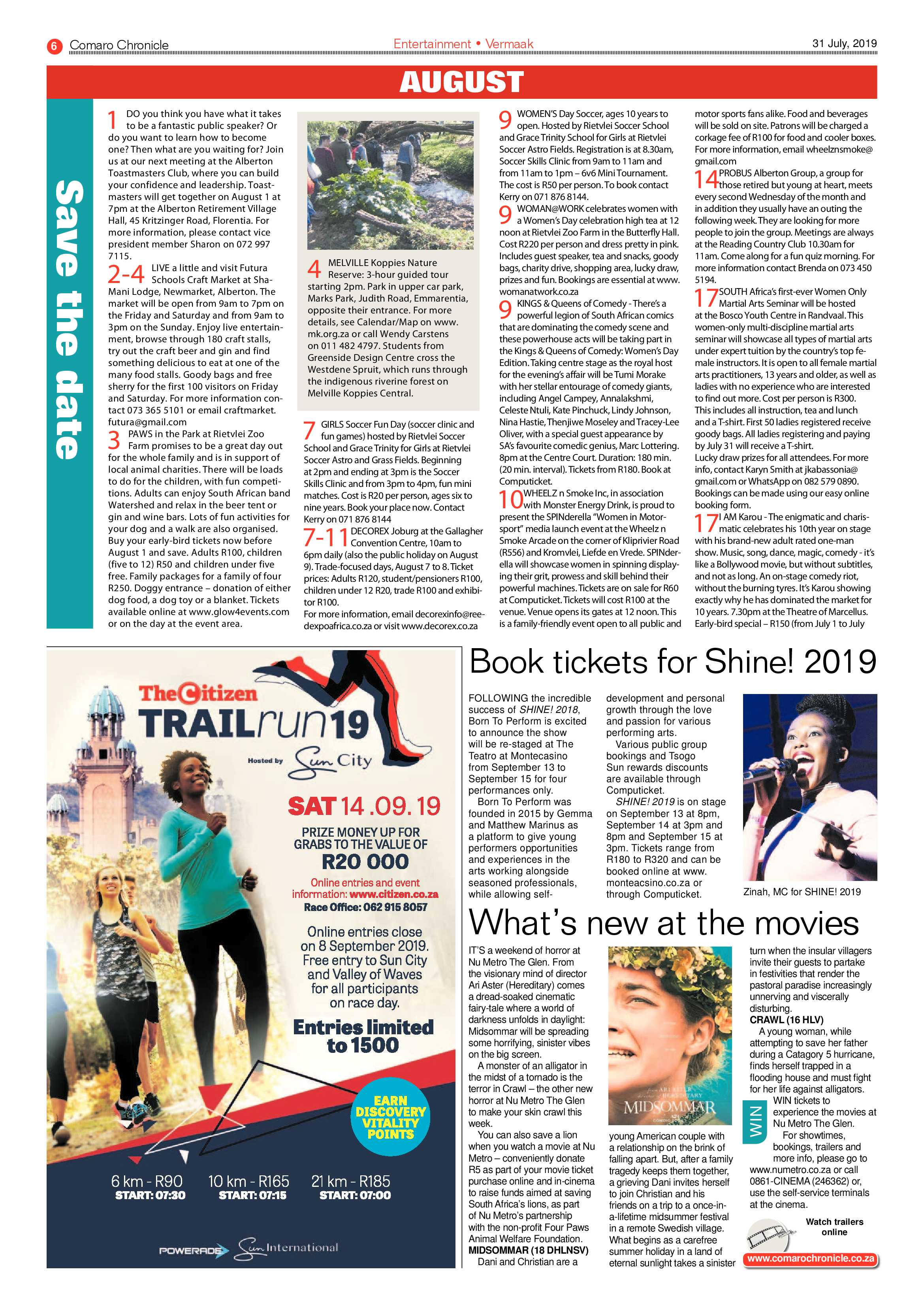 Comaro Chronicle 31 July 2019 page 6
