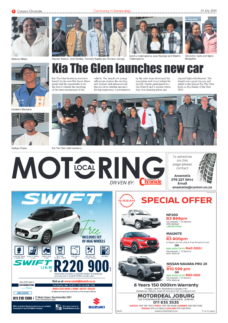 Comaro Chronicle 31 July 2024 page 6