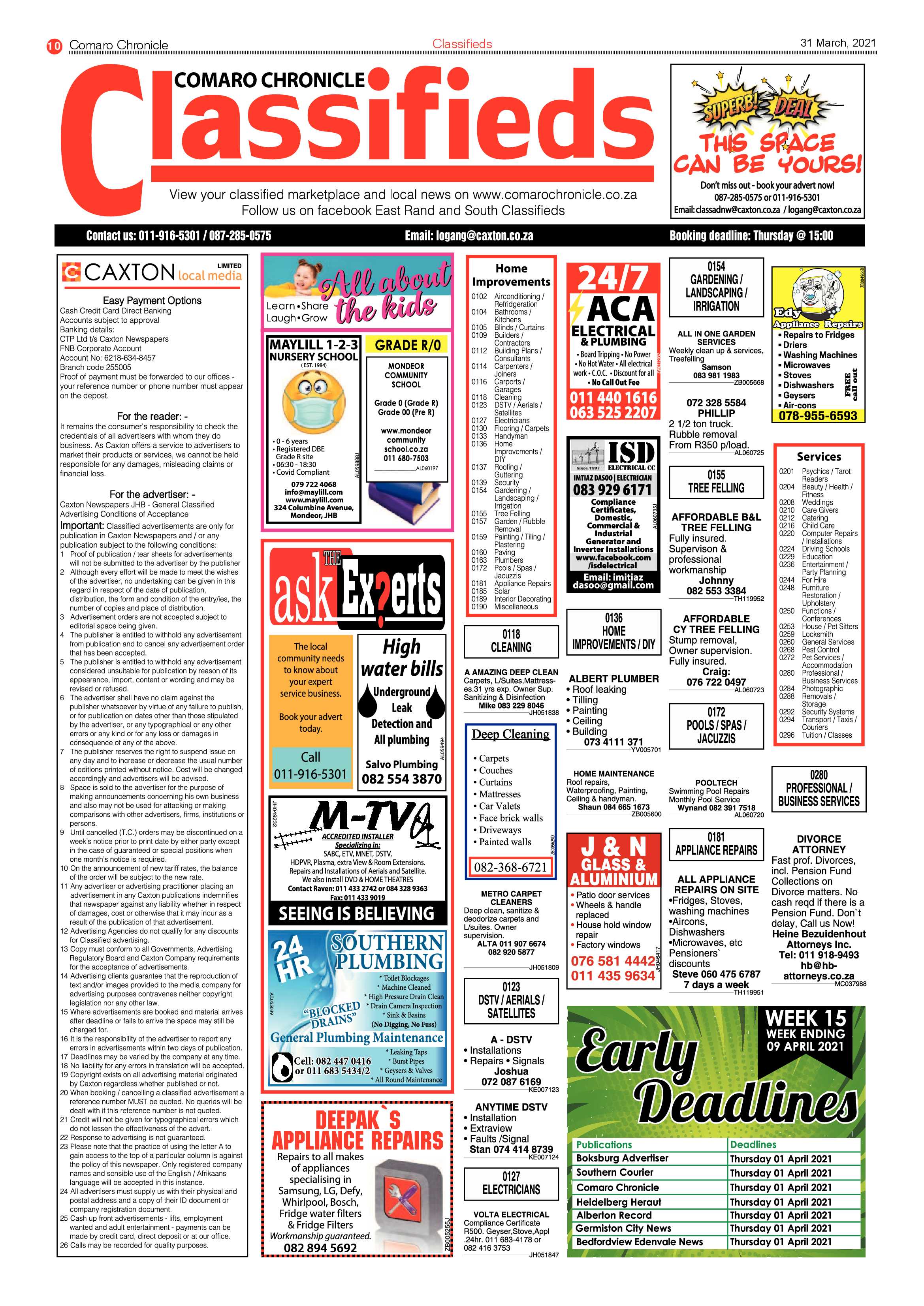 Comaro Chronicle 31 March 2021 page 10