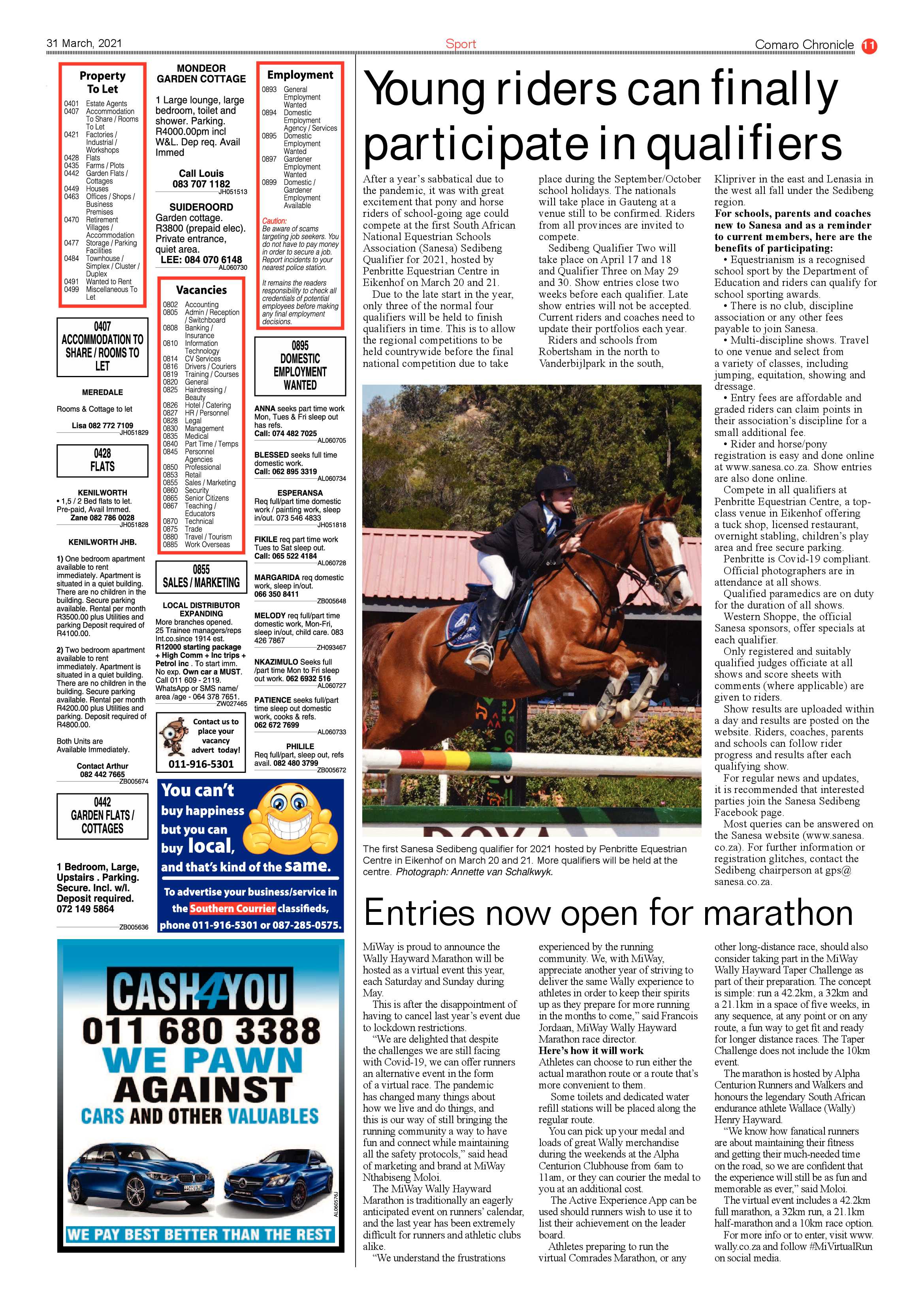 Comaro Chronicle 31 March 2021 page 11