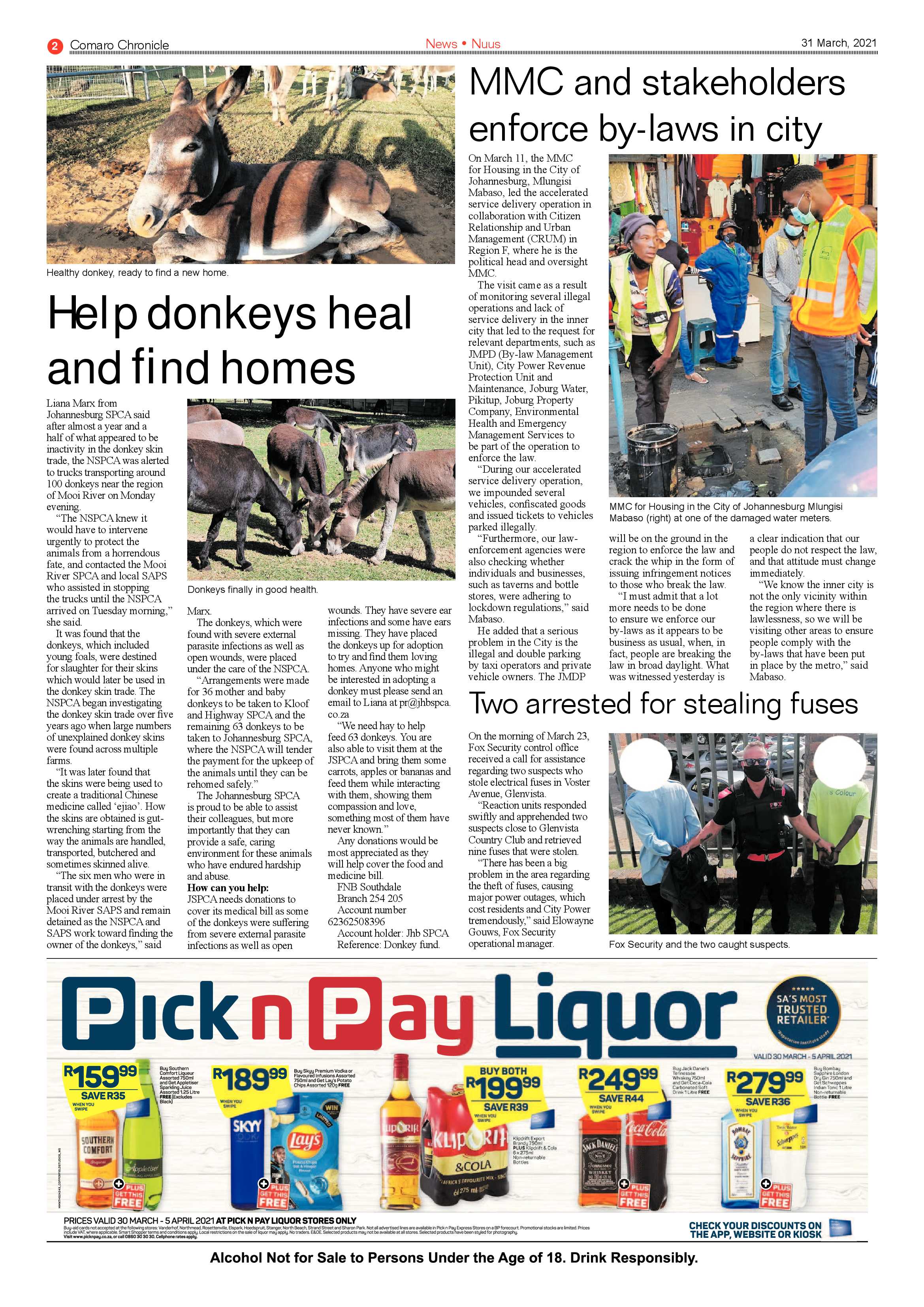 Comaro Chronicle 31 March 2021 page 2