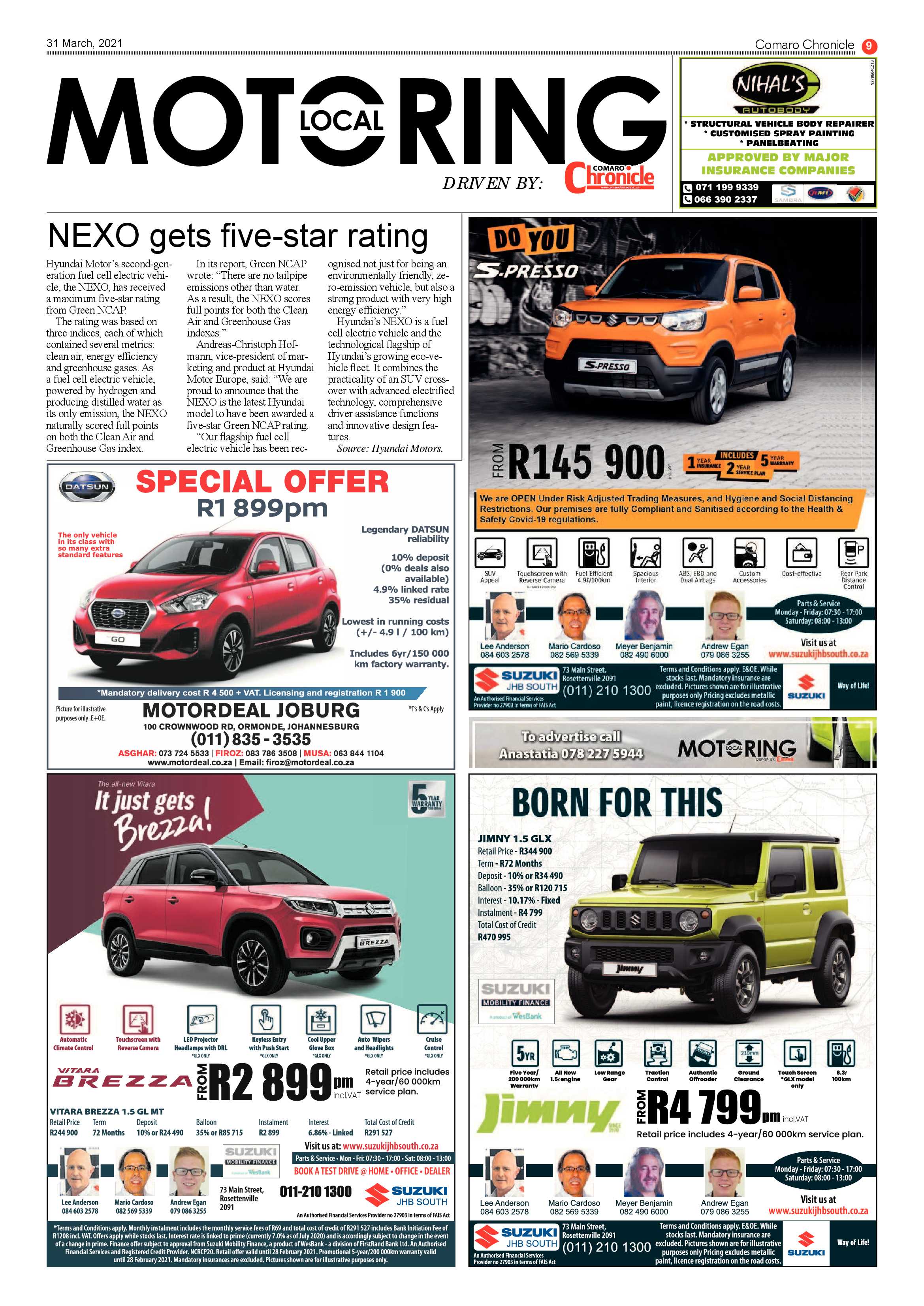 Comaro Chronicle 31 March 2021 page 9