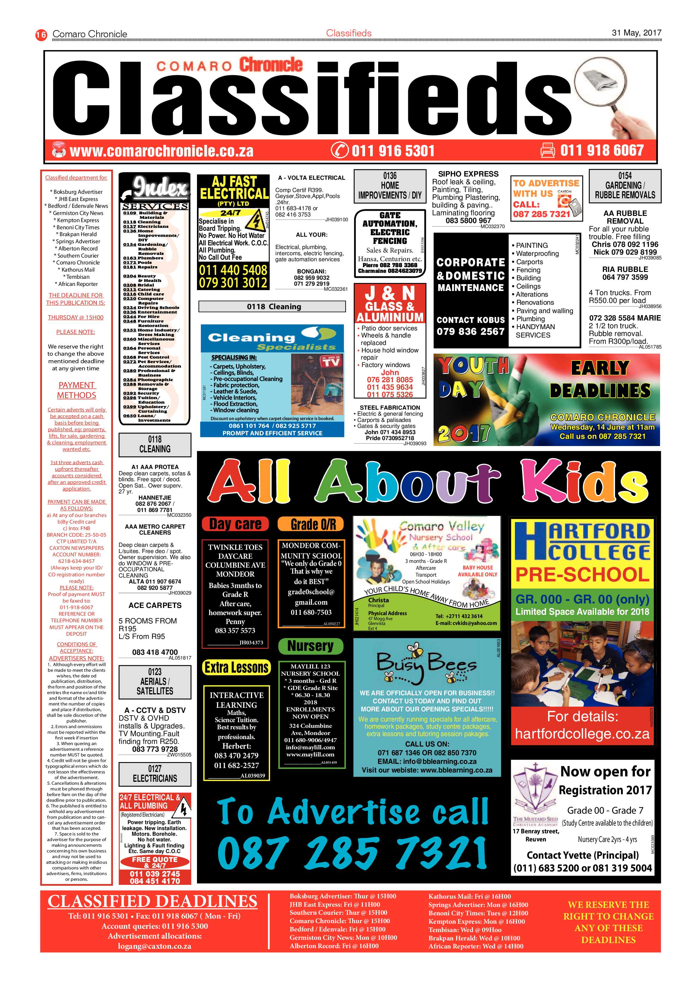Comaro Chronicle 31 May 2017 page 16