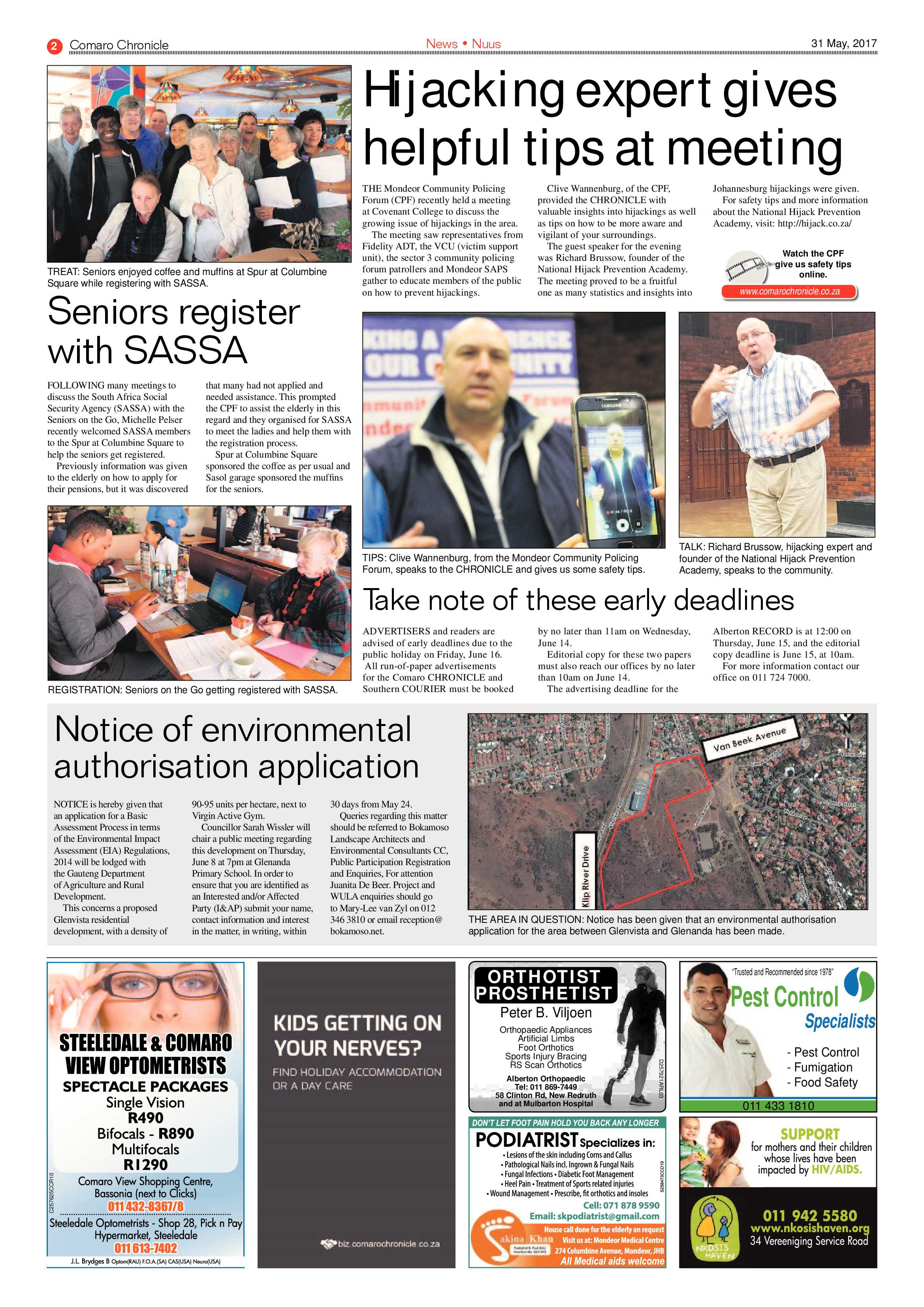 Comaro Chronicle 31 May 2017 page 2