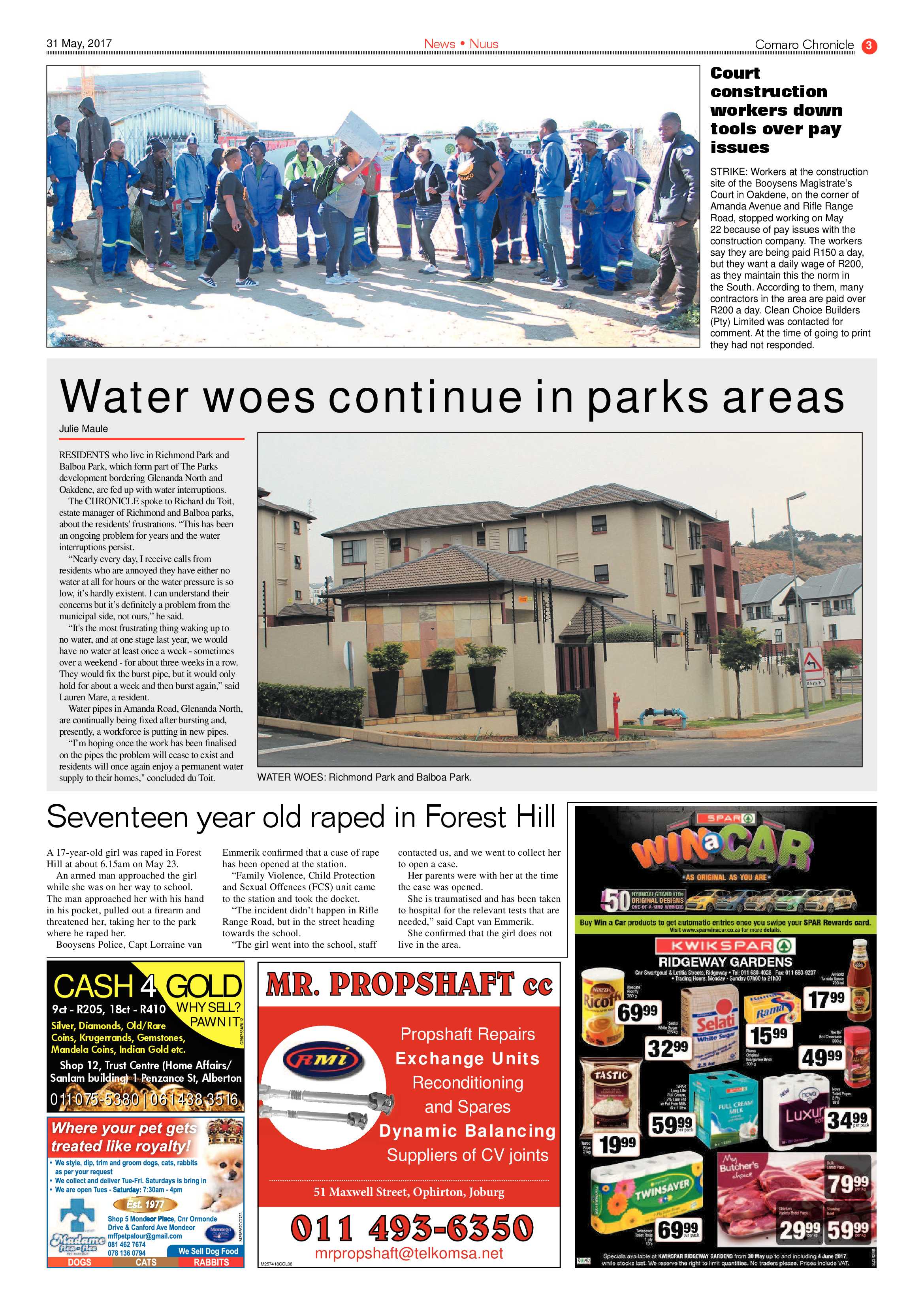 Comaro Chronicle 31 May 2017 page 3