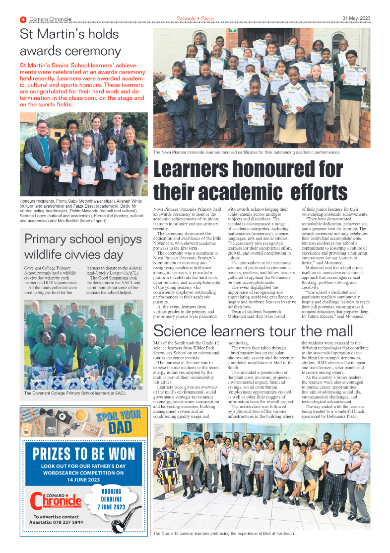 Comaro Chronicle 31 May 2023 page 4