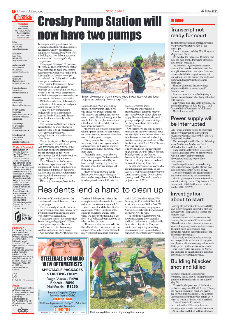 Comaro Chronicle 31 May 2024 page 2
